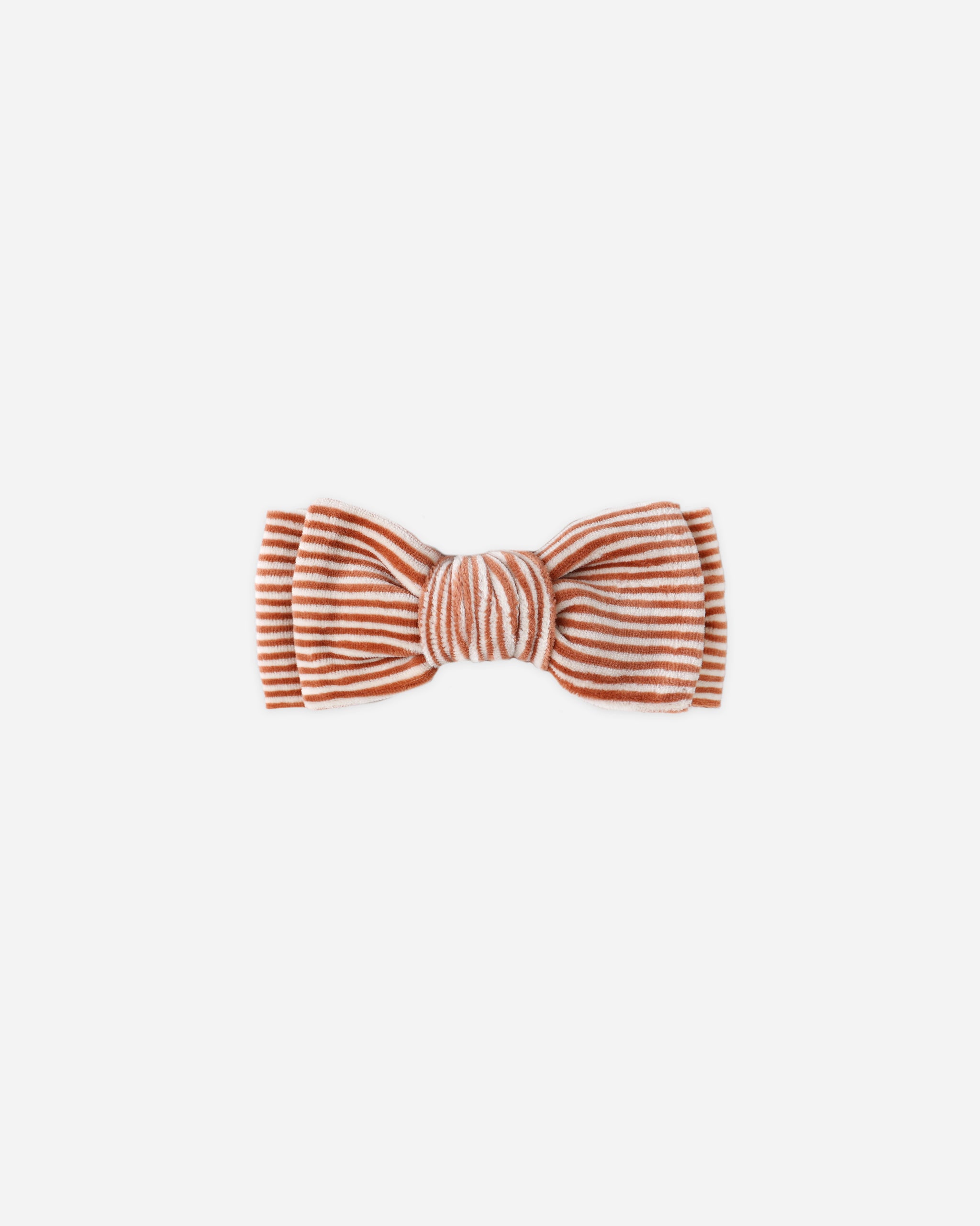 Velour Bow Headband || Candy Stripe - Rylee + Cru | Kids Clothes | Trendy Baby Clothes | Modern Infant Outfits |