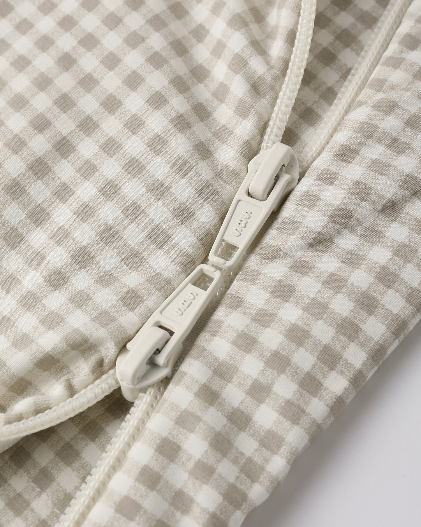 Bamboo Sleep Bag Oat Gingham - Rylee + Cru | Kids Clothes | Trendy Baby Clothes | Modern Infant Outfits |