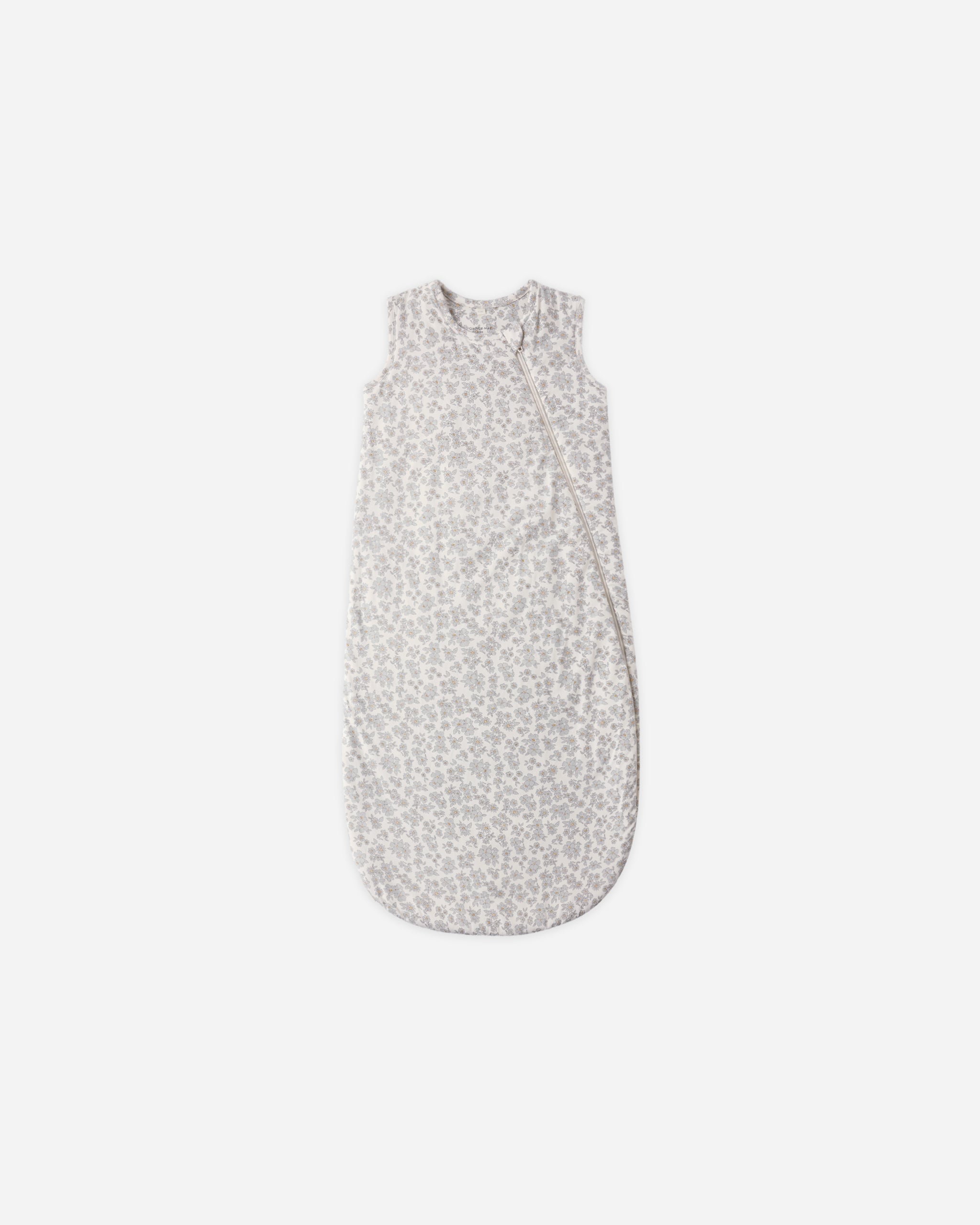 Bamboo Sleep Bag Blue Floral - Rylee + Cru | Kids Clothes | Trendy Baby Clothes | Modern Infant Outfits |