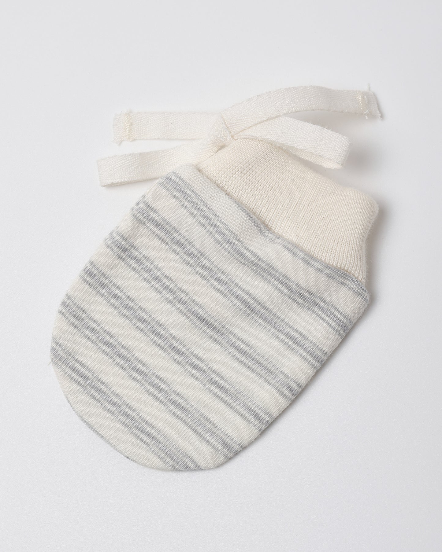 No Scratch Mittens, Set Of 2 Cloud Stripe, Cloud - Rylee + Cru | Kids Clothes | Trendy Baby Clothes | Modern Infant Outfits |