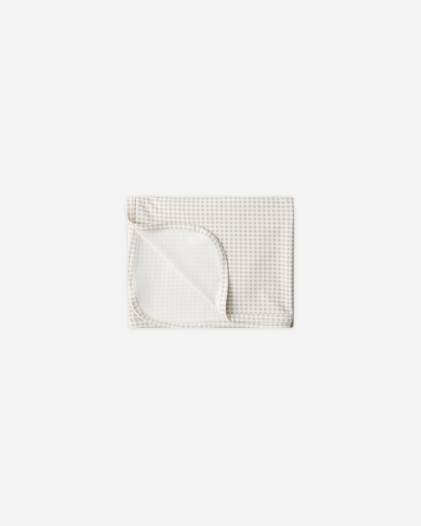 Bamboo Swaddle Oat Gingham - Rylee + Cru | Kids Clothes | Trendy Baby Clothes | Modern Infant Outfits |