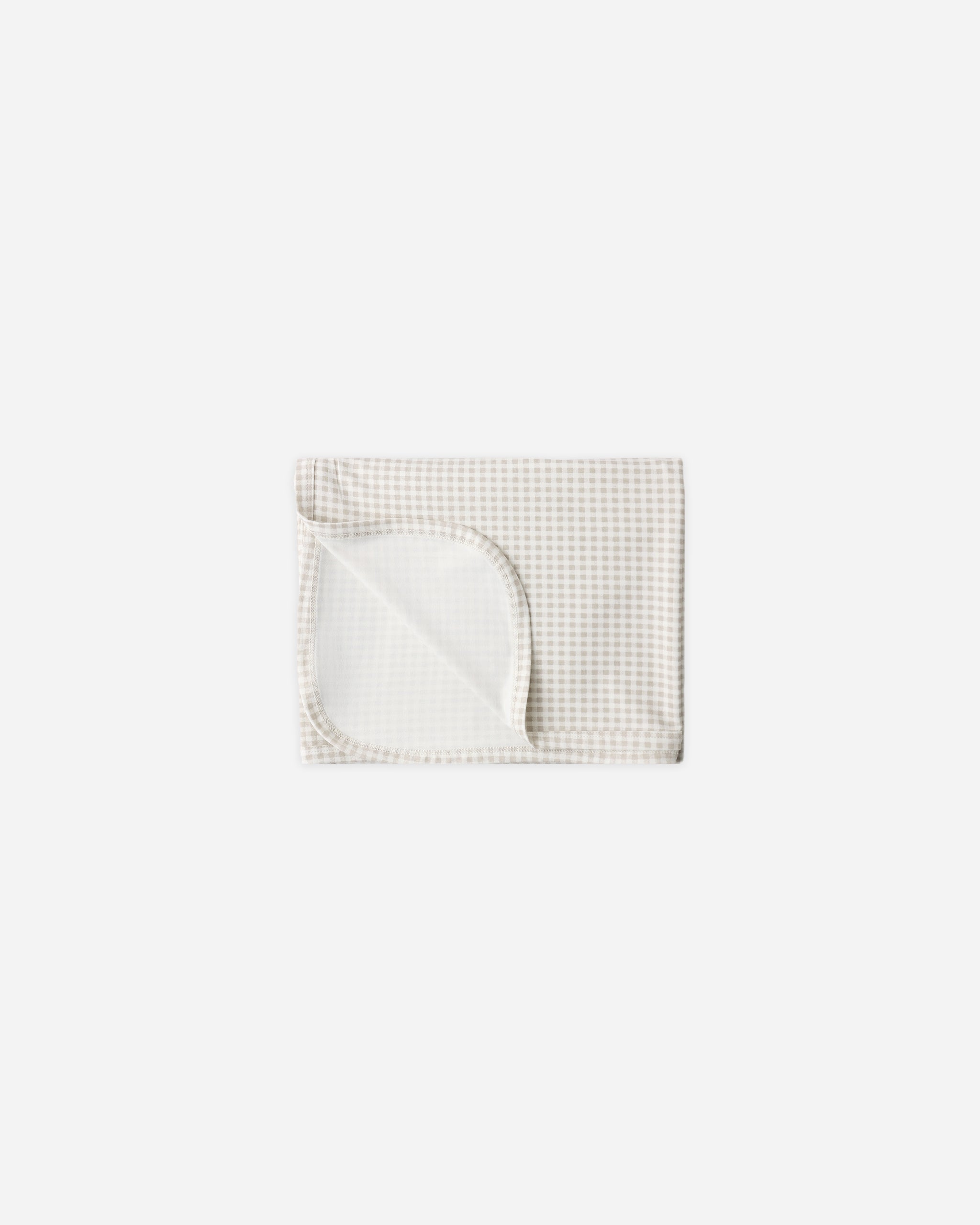 Bamboo Swaddle Oat Gingham - Rylee + Cru | Kids Clothes | Trendy Baby Clothes | Modern Infant Outfits |