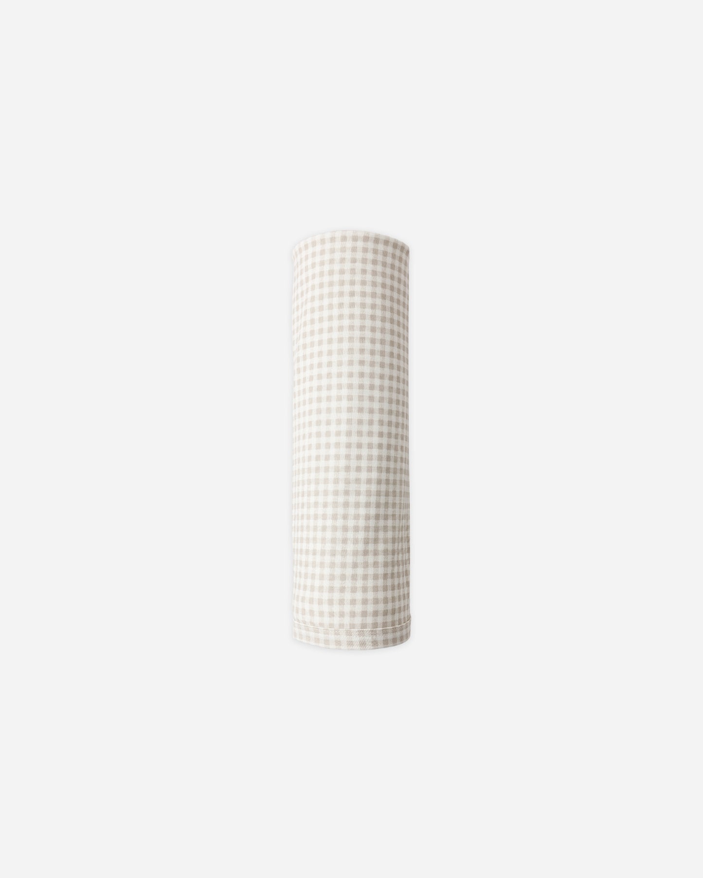 Bamboo Swaddle Oat Gingham - Rylee + Cru | Kids Clothes | Trendy Baby Clothes | Modern Infant Outfits |
