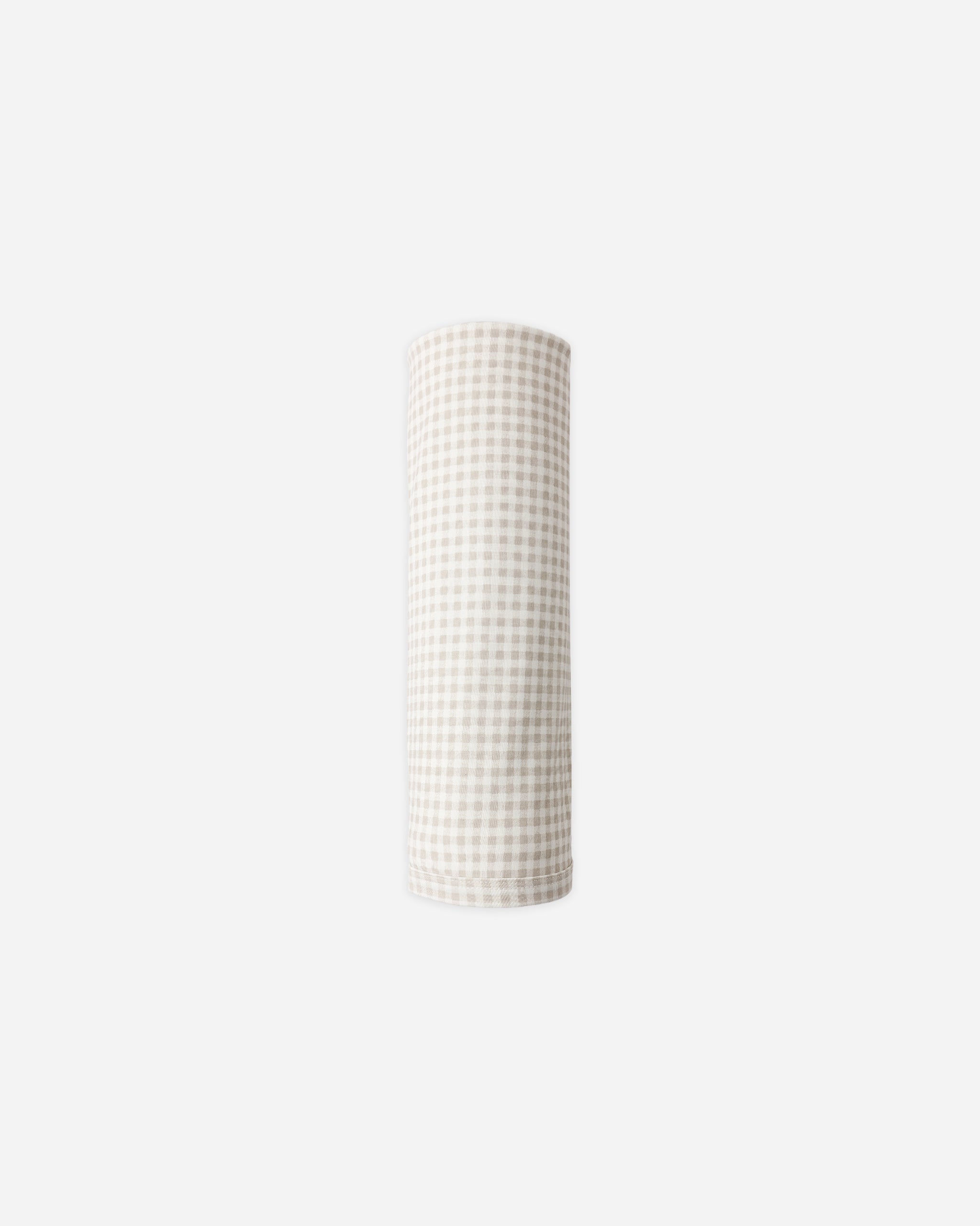 Bamboo Swaddle Oat Gingham - Rylee + Cru | Kids Clothes | Trendy Baby Clothes | Modern Infant Outfits |