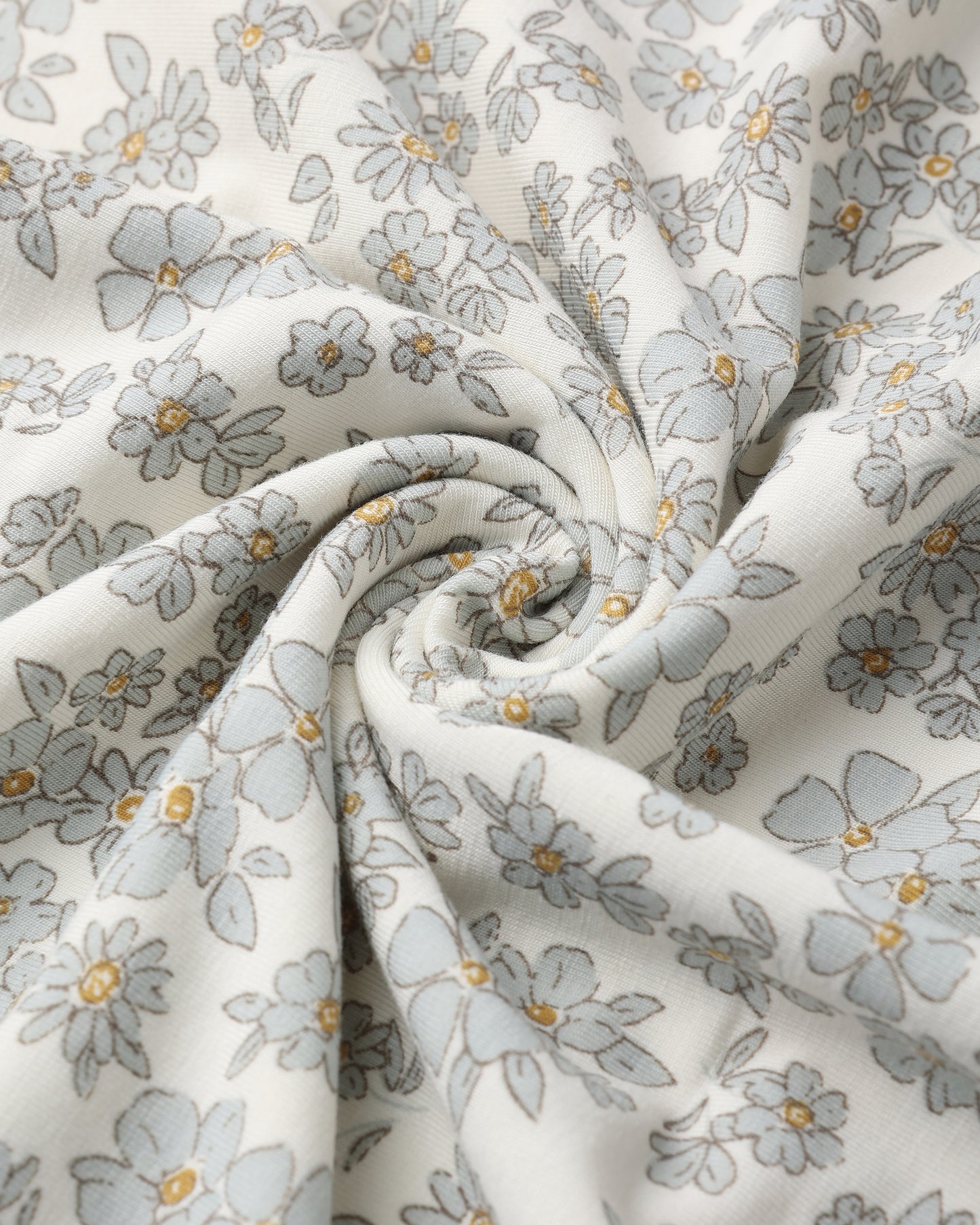 Bamboo Swaddle Blue Floral - Rylee + Cru | Kids Clothes | Trendy Baby Clothes | Modern Infant Outfits |