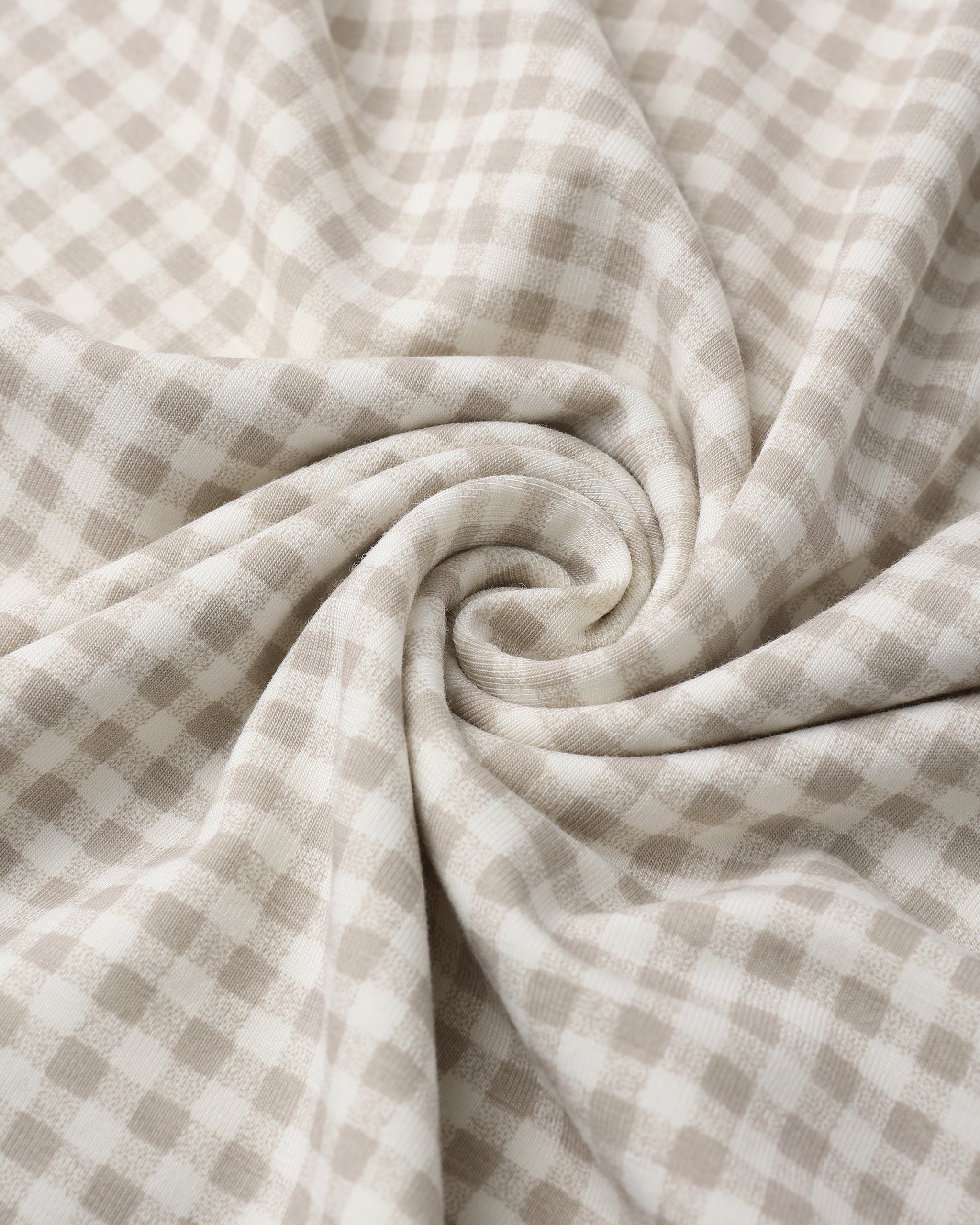 Bamboo Swaddle Oat Gingham - Rylee + Cru | Kids Clothes | Trendy Baby Clothes | Modern Infant Outfits |