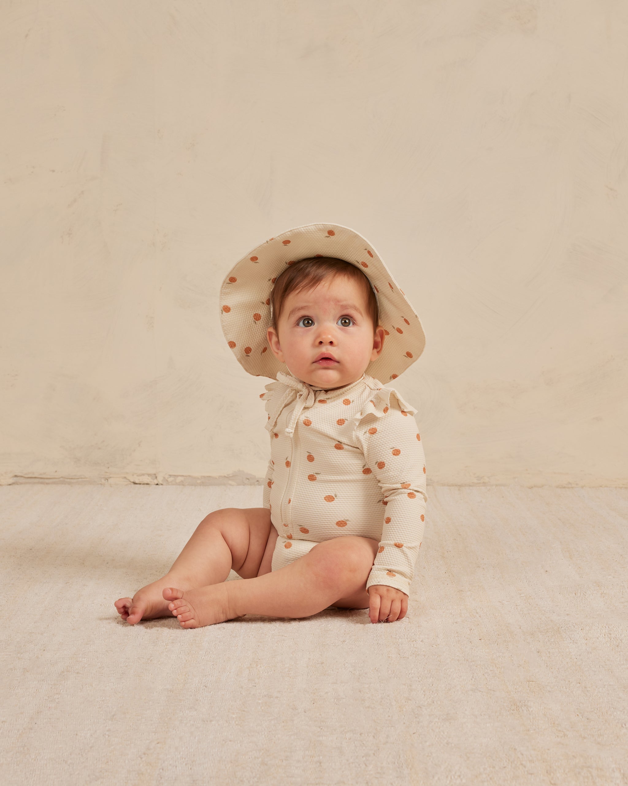 Sun Hat || Oranges - Rylee + Cru | Kids Clothes | Trendy Baby Clothes | Modern Infant Outfits |