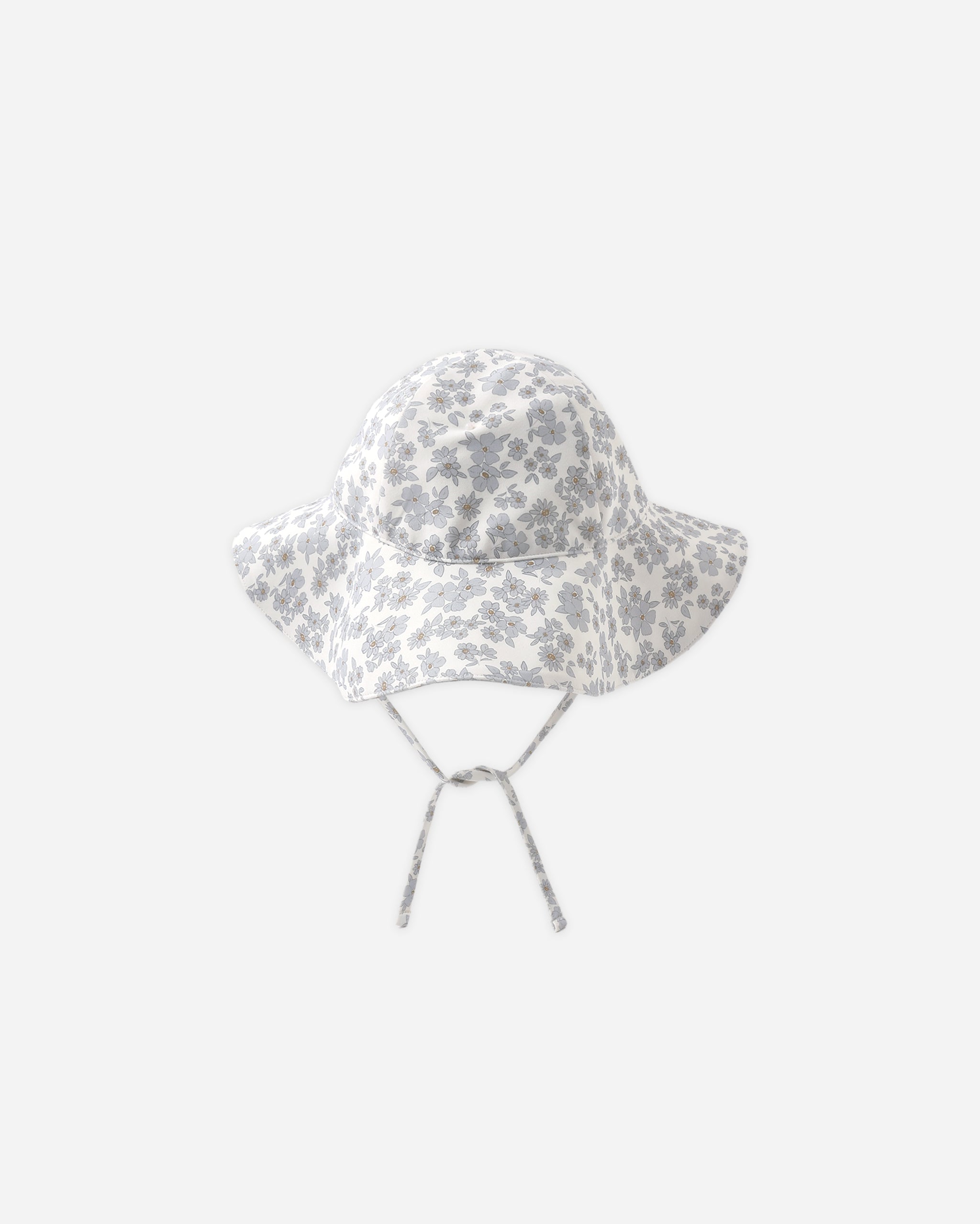 Sun Hat Blue Floral - Rylee + Cru | Kids Clothes | Trendy Baby Clothes | Modern Infant Outfits |