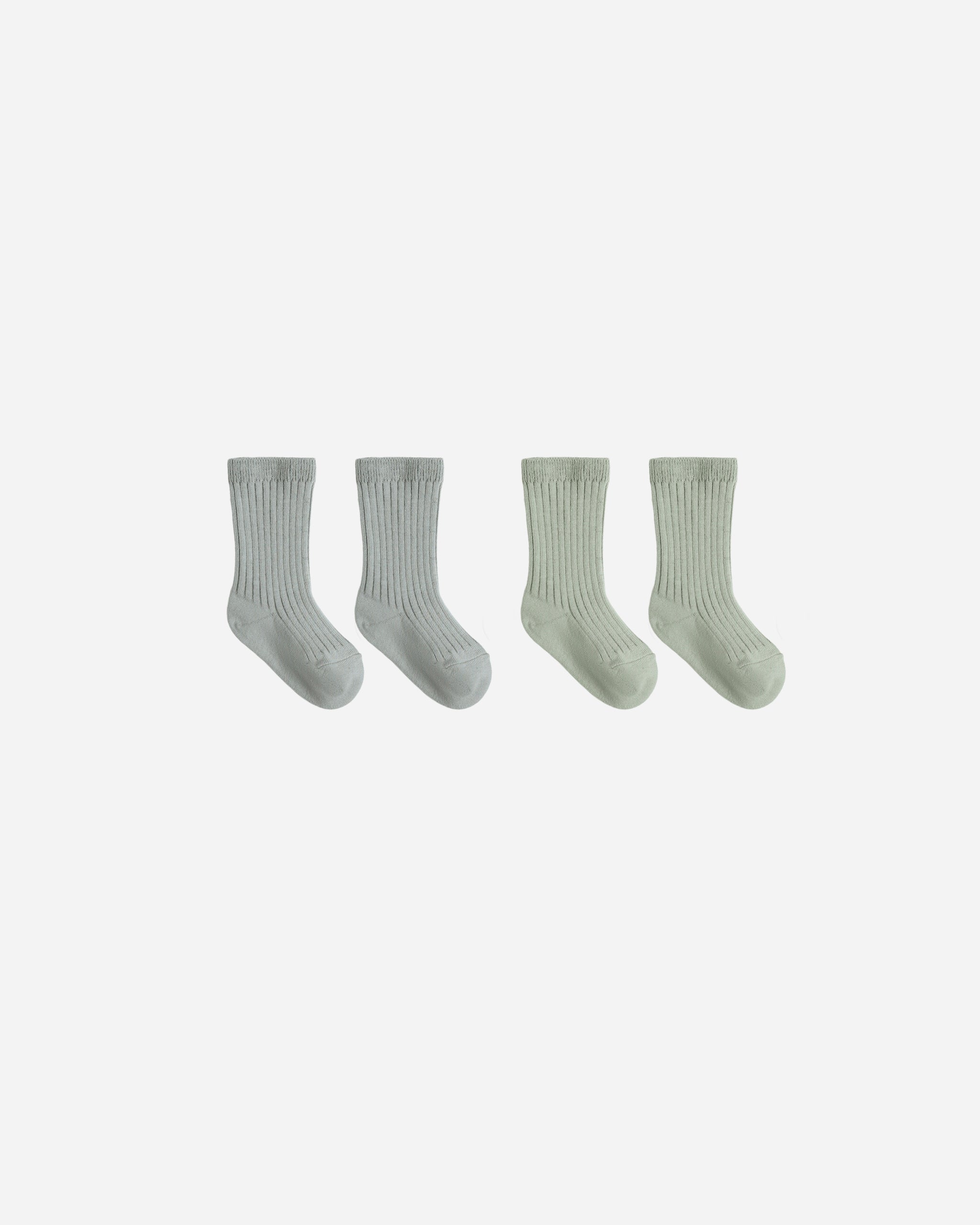 Socks Set || Fern, Steel Blue - Rylee + Cru | Kids Clothes | Trendy Baby Clothes | Modern Infant Outfits |