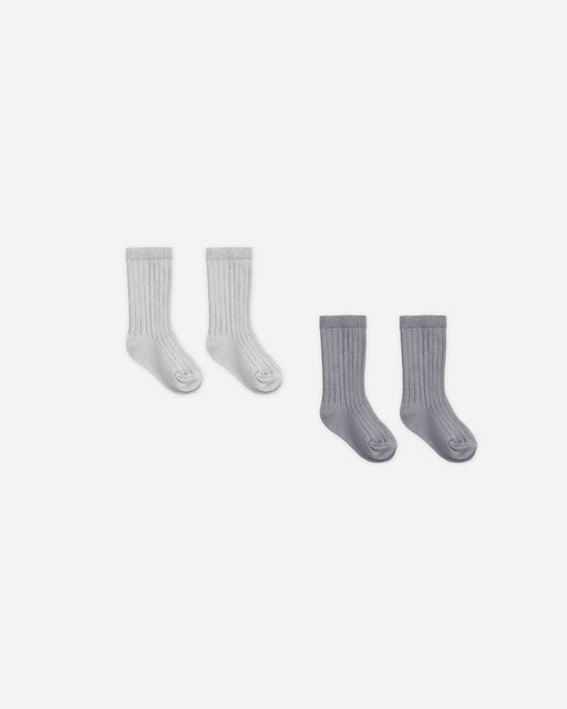 Socks Set Slate, Cloud - Rylee + Cru | Kids Clothes | Trendy Baby Clothes | Modern Infant Outfits |
