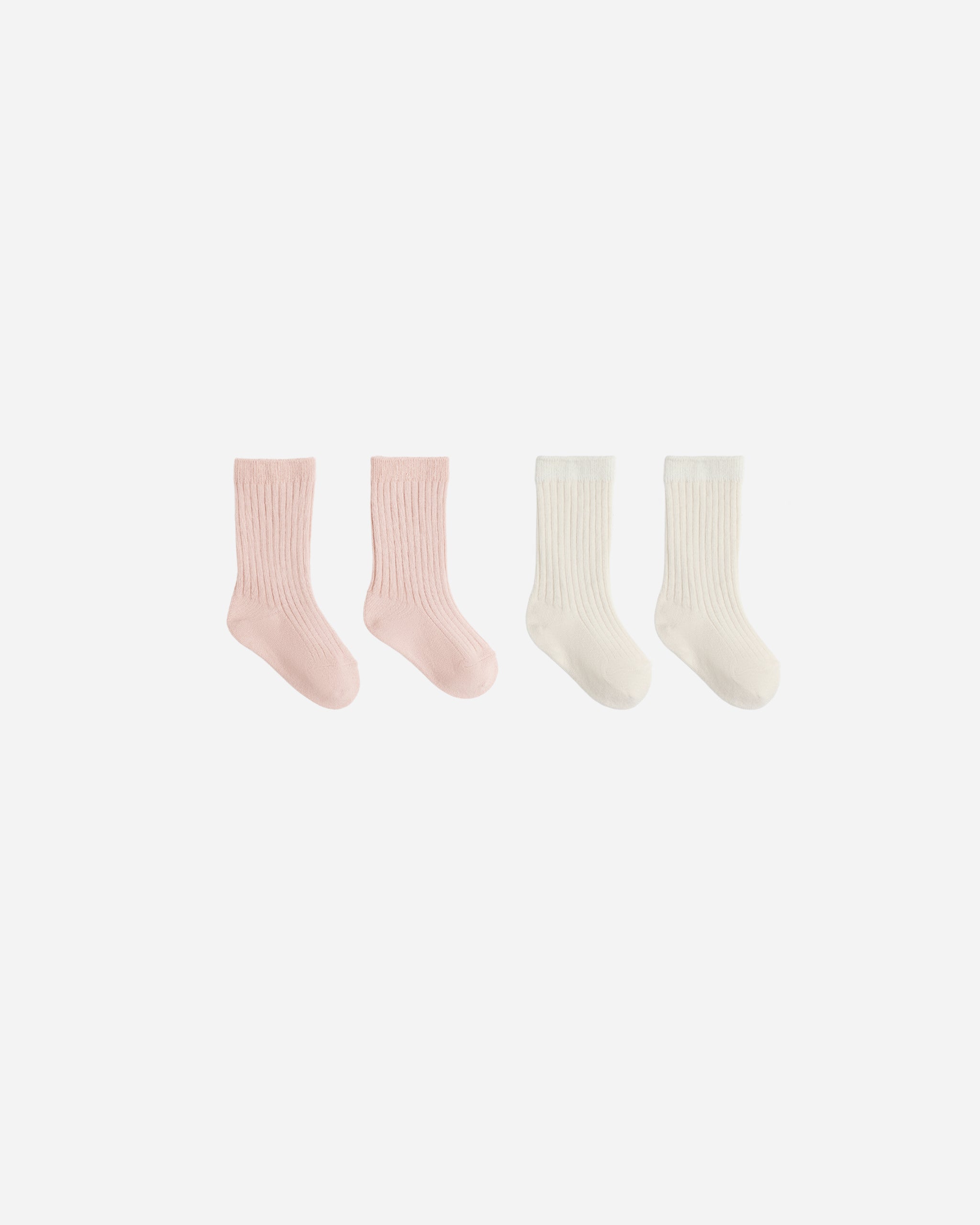 Socks Set || Natural, Rose - Rylee + Cru | Kids Clothes | Trendy Baby Clothes | Modern Infant Outfits |