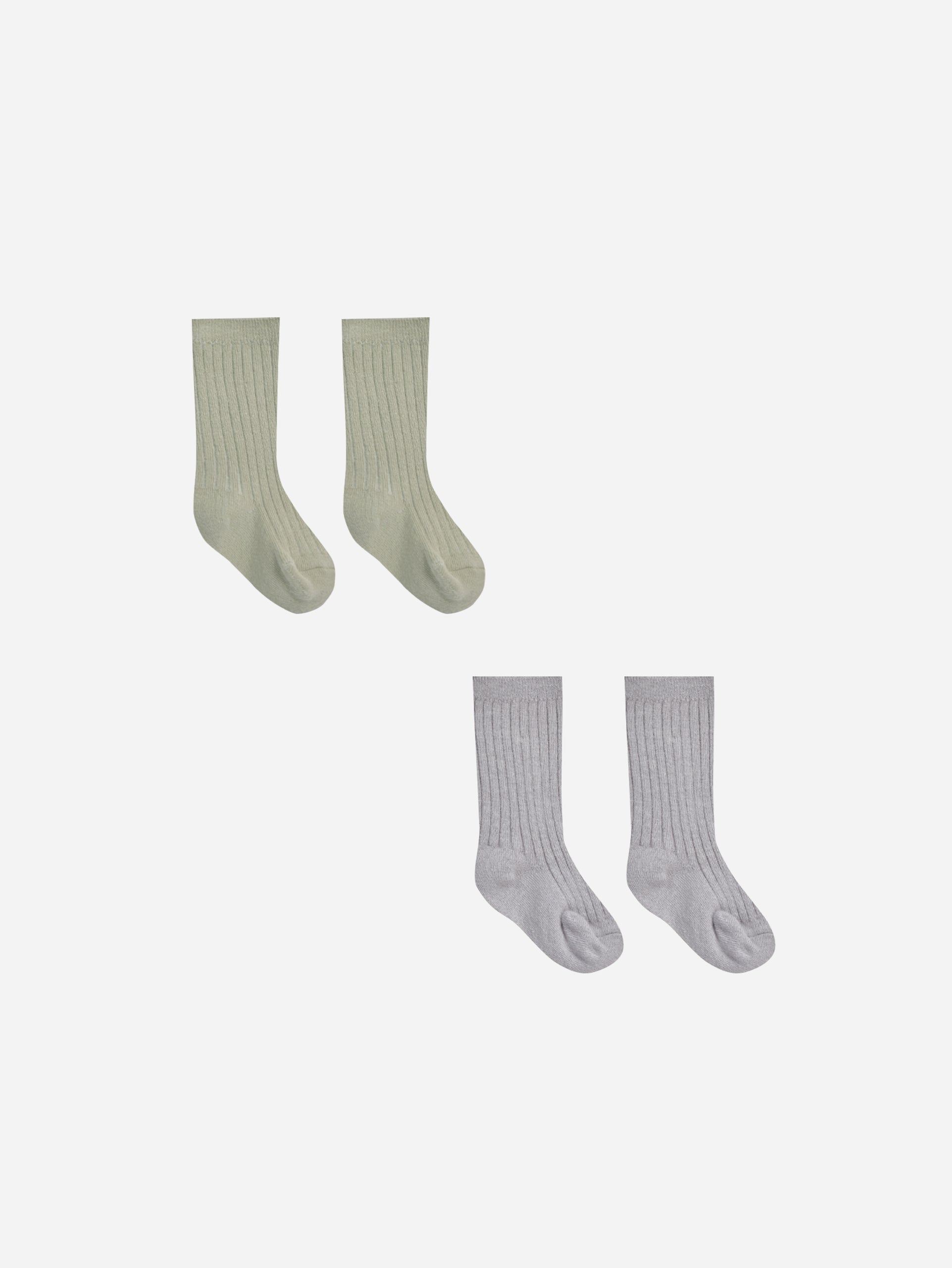 Socks Set || Sage, Periwinkle - Rylee + Cru | Kids Clothes | Trendy Baby Clothes | Modern Infant Outfits |