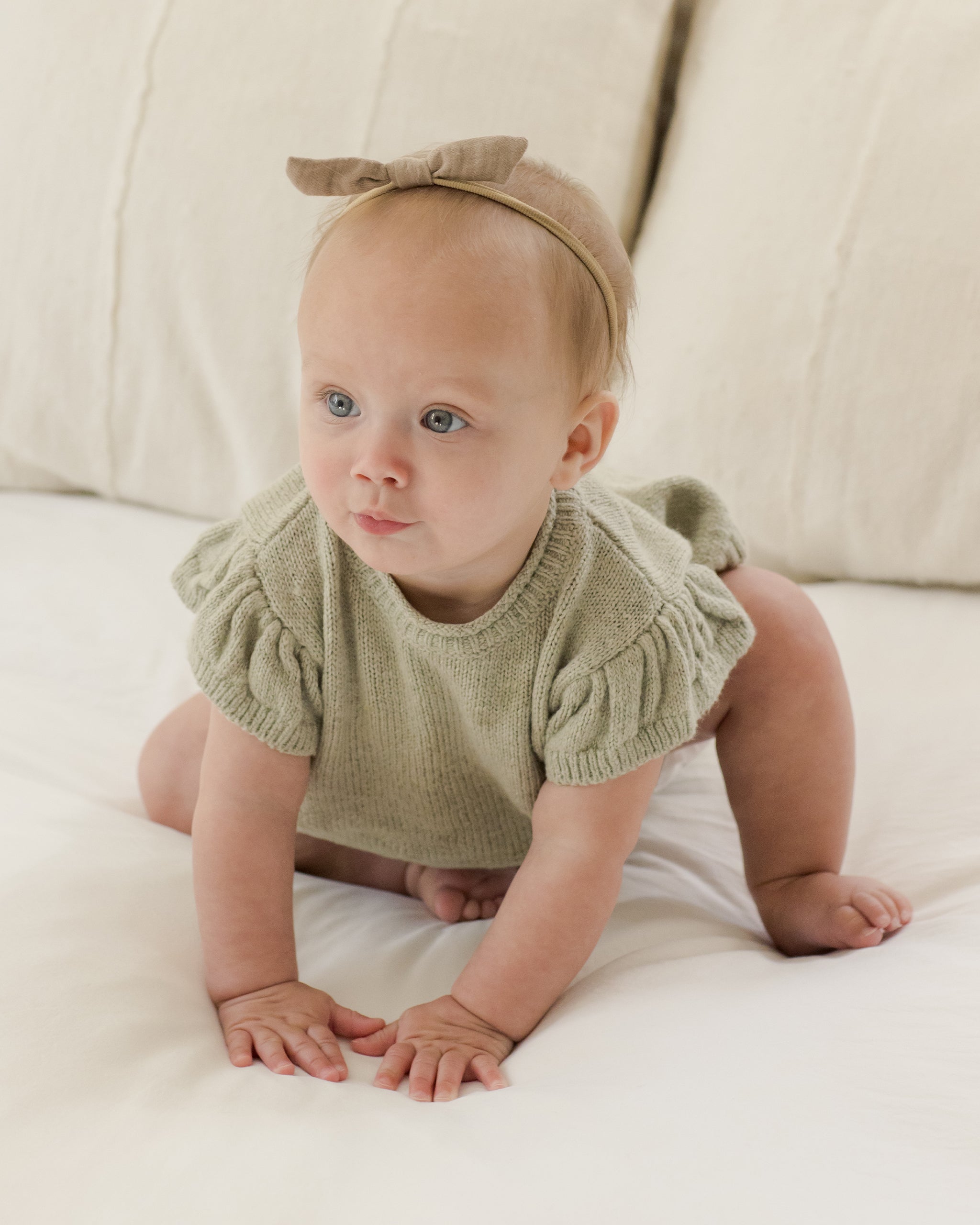Little Knot Headband || Oat - Rylee + Cru | Kids Clothes | Trendy Baby Clothes | Modern Infant Outfits |