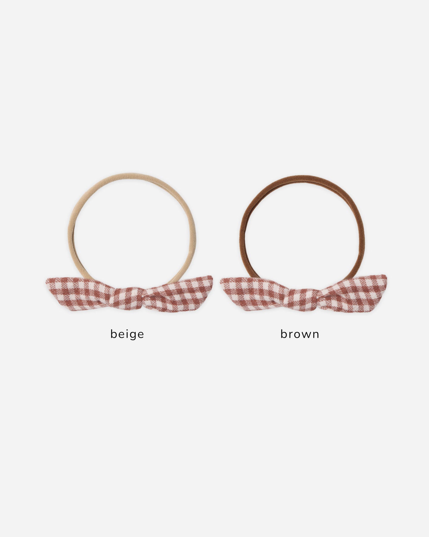 Little Knot Headband Red Gingham