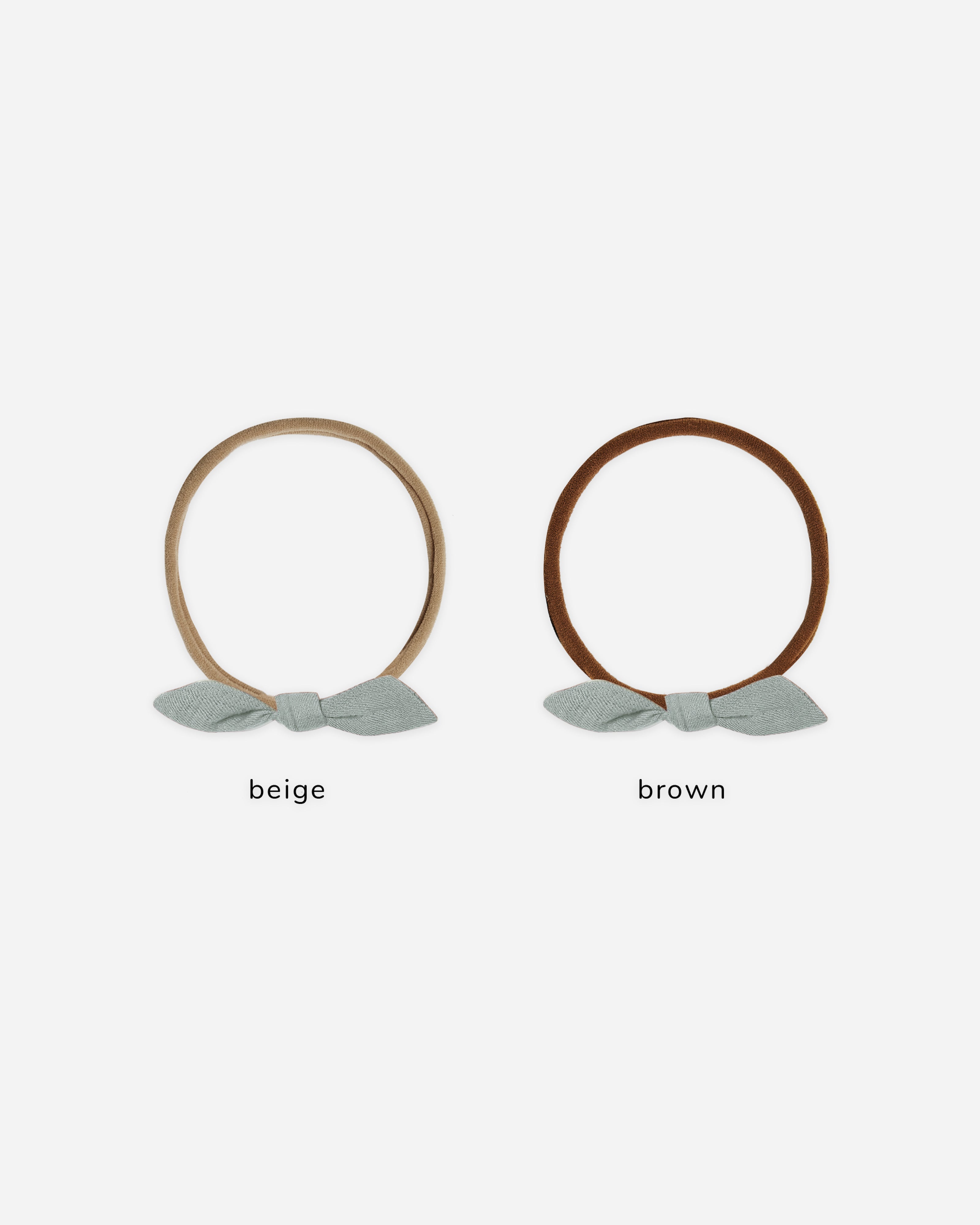 Little Knot Headband || Steel Blue - Rylee + Cru | Kids Clothes | Trendy Baby Clothes | Modern Infant Outfits |