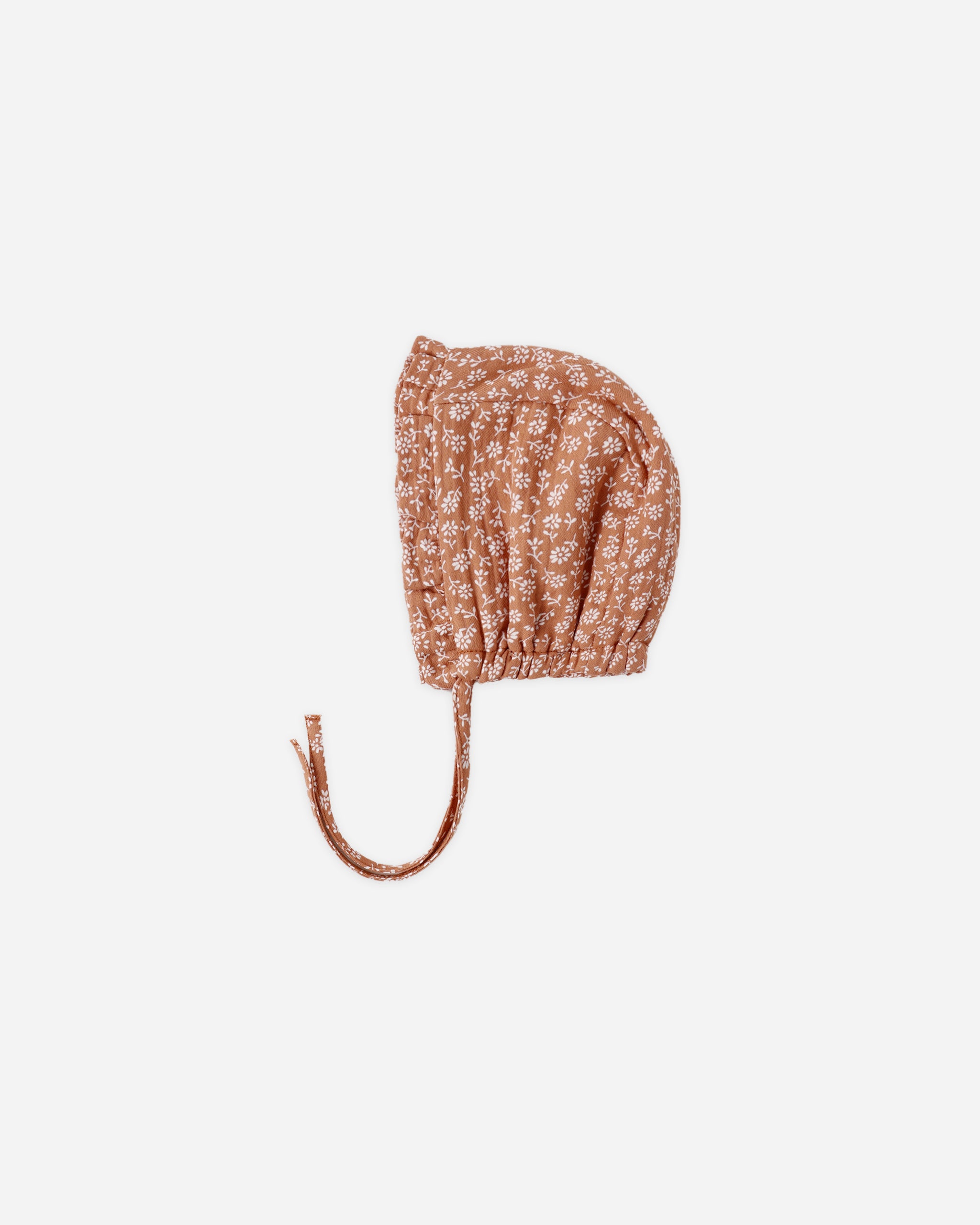 Woven Ruffle Bonnet Poppy Floral - Rylee + Cru | Kids Clothes | Trendy Baby Clothes | Modern Infant Outfits |