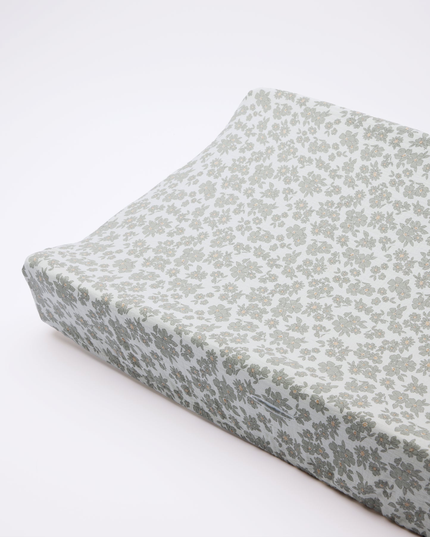 Changing Pad Cover || Green Floral - Rylee + Cru | Kids Clothes | Trendy Baby Clothes | Modern Infant Outfits |