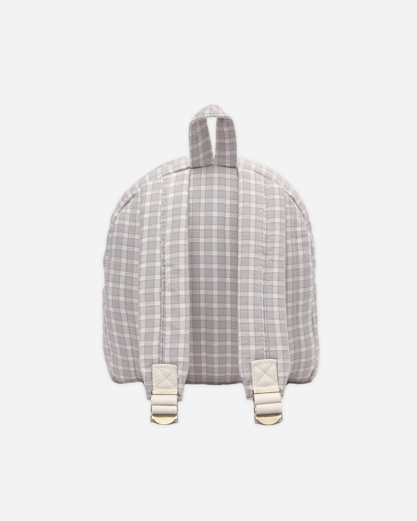 Mini Backpack Blue Gingham – Quincy Mae