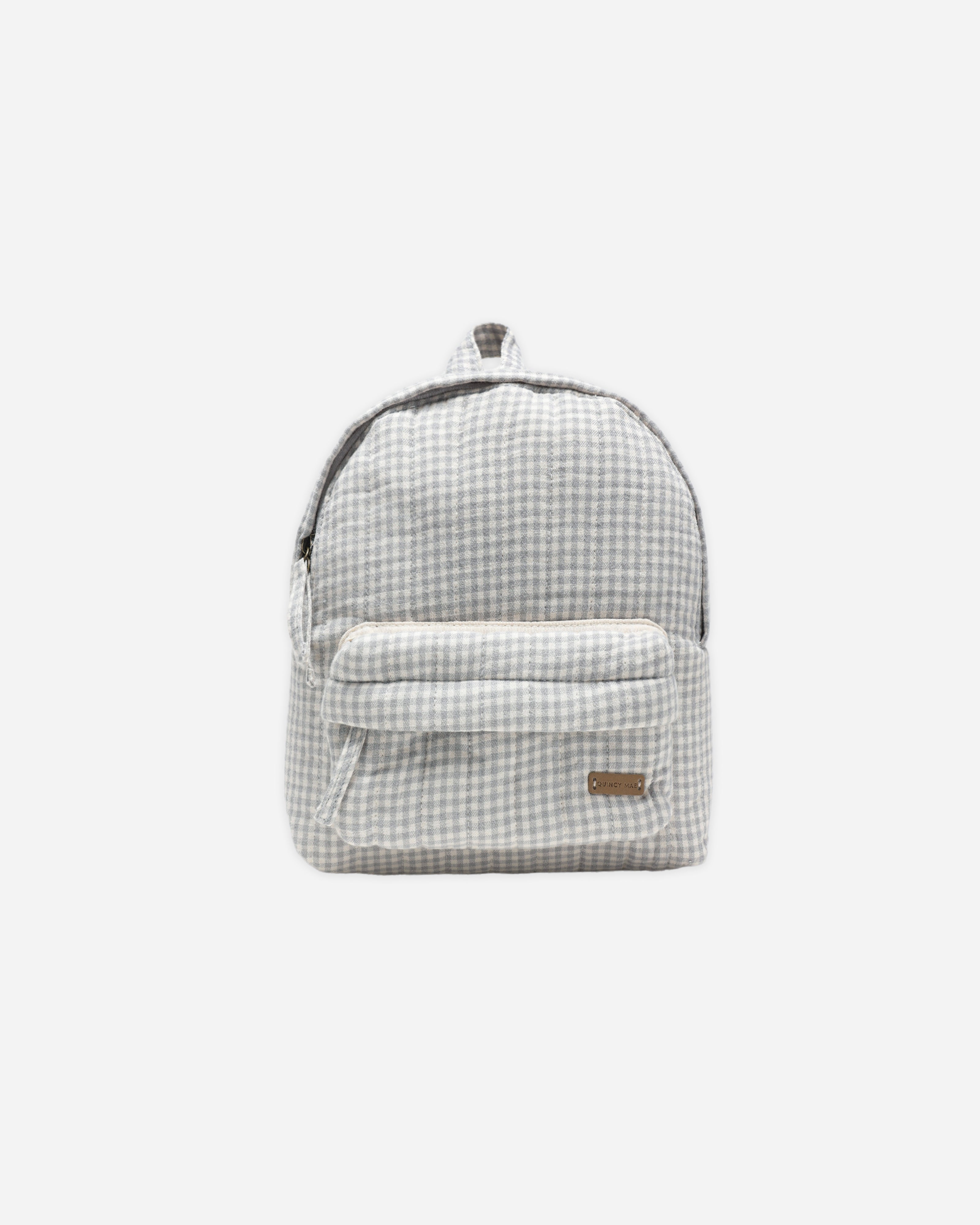 curetty☆C LLIC QUILTING MINI BACKPACK Mini Backpack || Blue Gingham – Quincy Mae