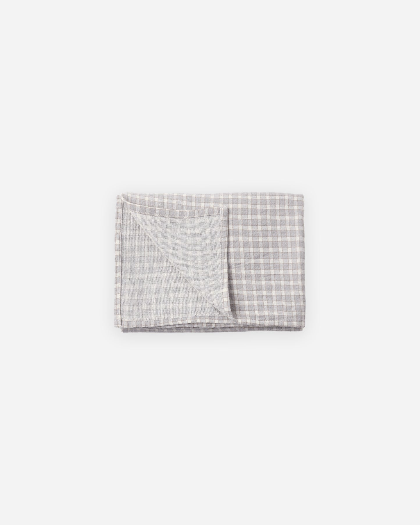 Woven Swaddle Blue Gingham - Rylee + Cru | Kids Clothes | Trendy Baby Clothes | Modern Infant Outfits |
