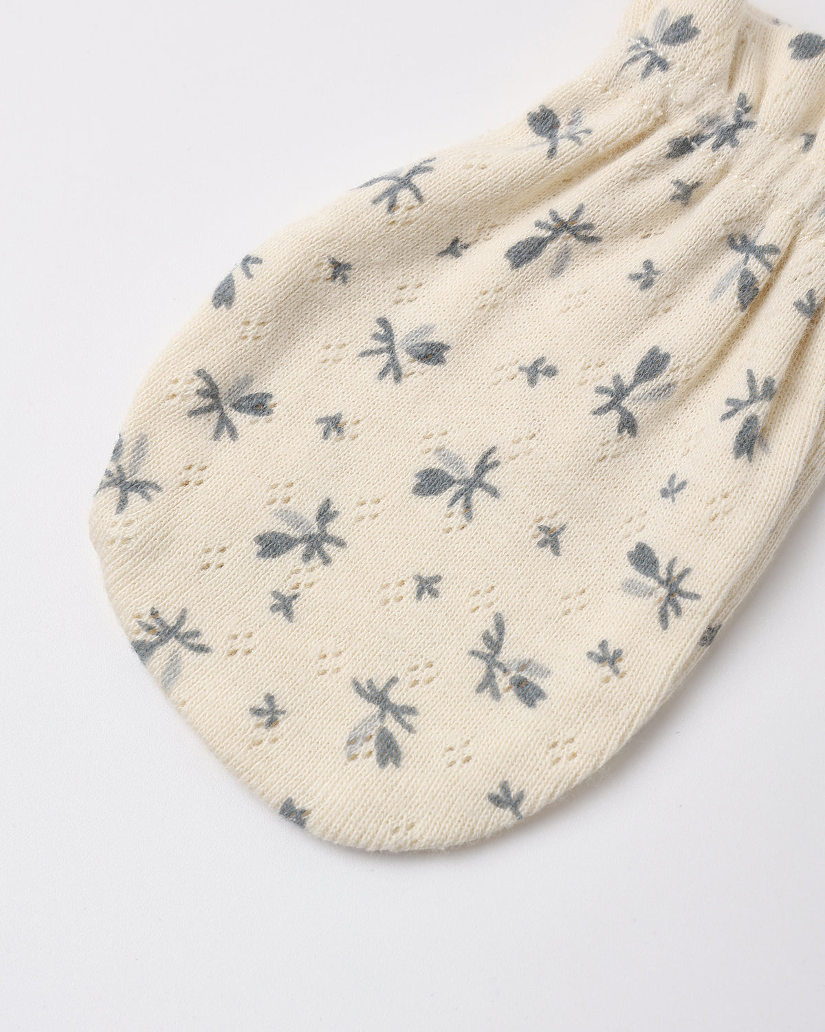 No Scratch Mittens, Set Of 2 Blue Ditsy, Heart Ditsy - Rylee + Cru | Kids Clothes | Trendy Baby Clothes | Modern Infant Outfits |