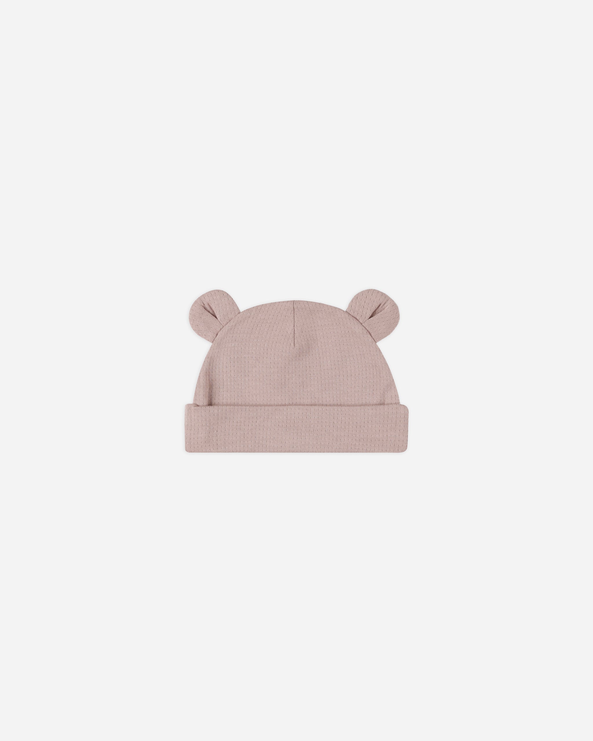 Baby Bear Beanie || Mauve