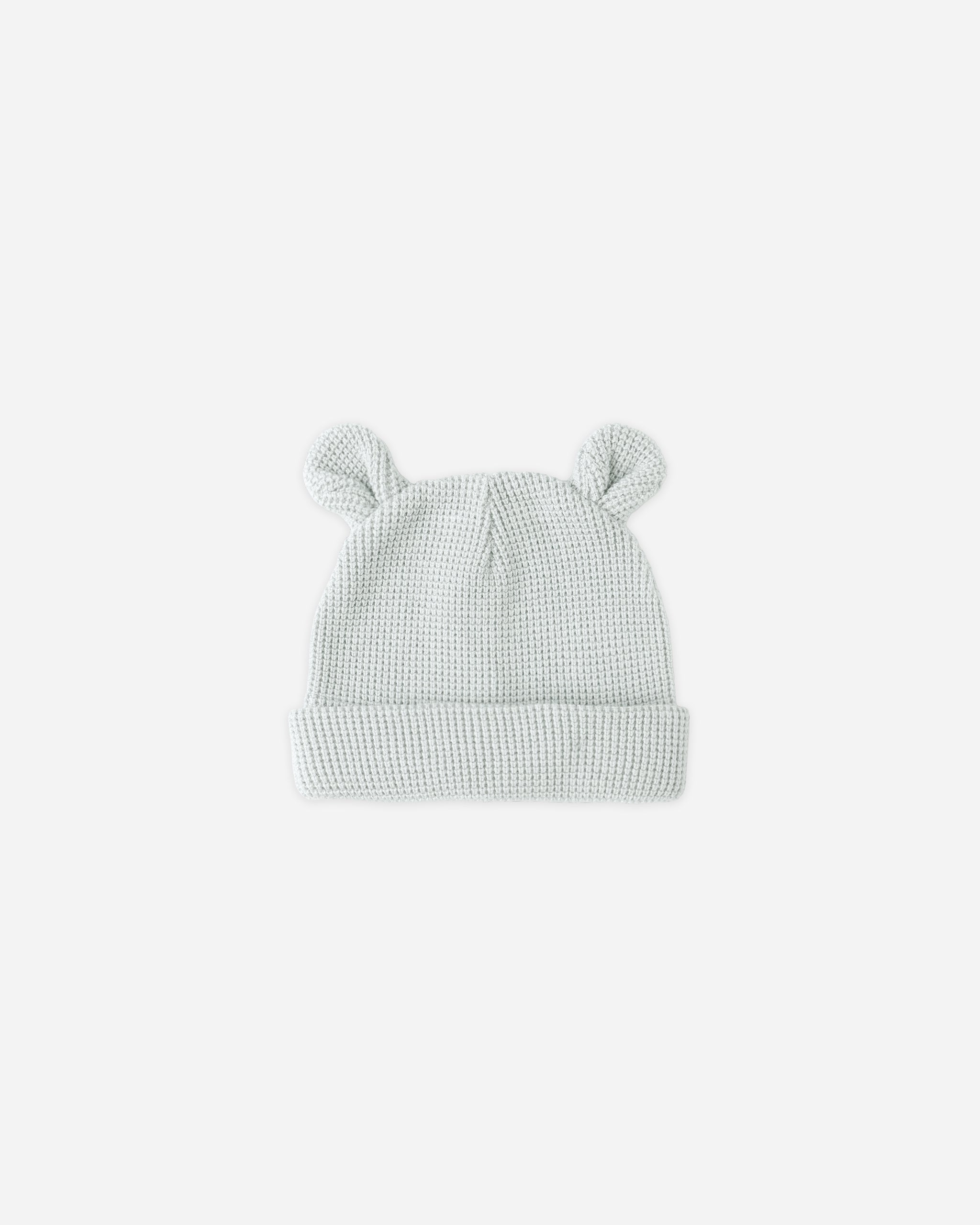 Baby Bear Beanie || Ice Blue - Rylee + Cru | Kids Clothes | Trendy Baby Clothes | Modern Infant Outfits |