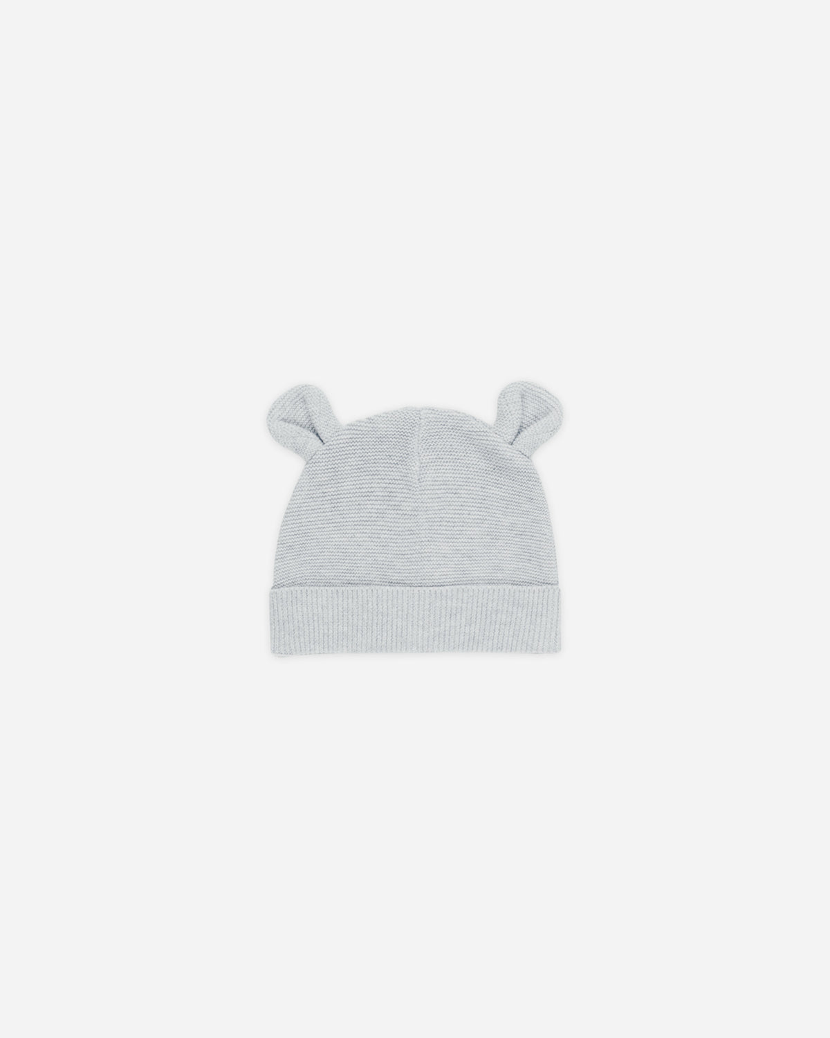 Baby Bear Beanie Heathered Dusty Blue - Rylee + Cru | Kids Clothes | Trendy Baby Clothes | Modern Infant Outfits |