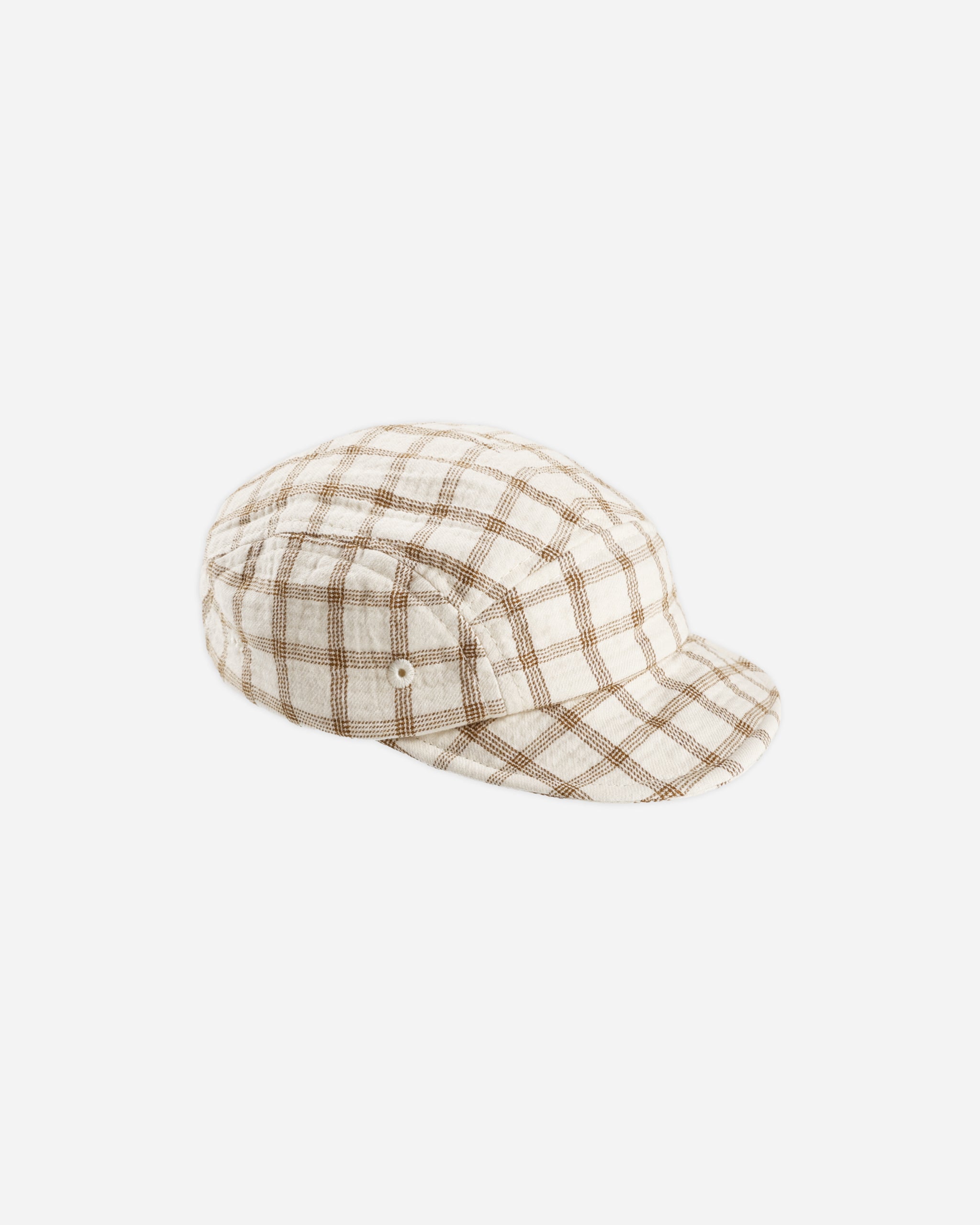 Baby Cap || Cinnamon Check