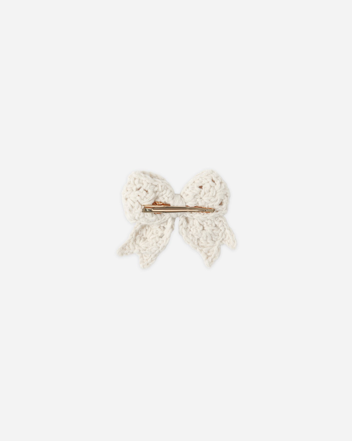 Crochet Bow || Natural - Rylee + Cru | Kids Clothes | Trendy Baby Clothes | Modern Infant Outfits |