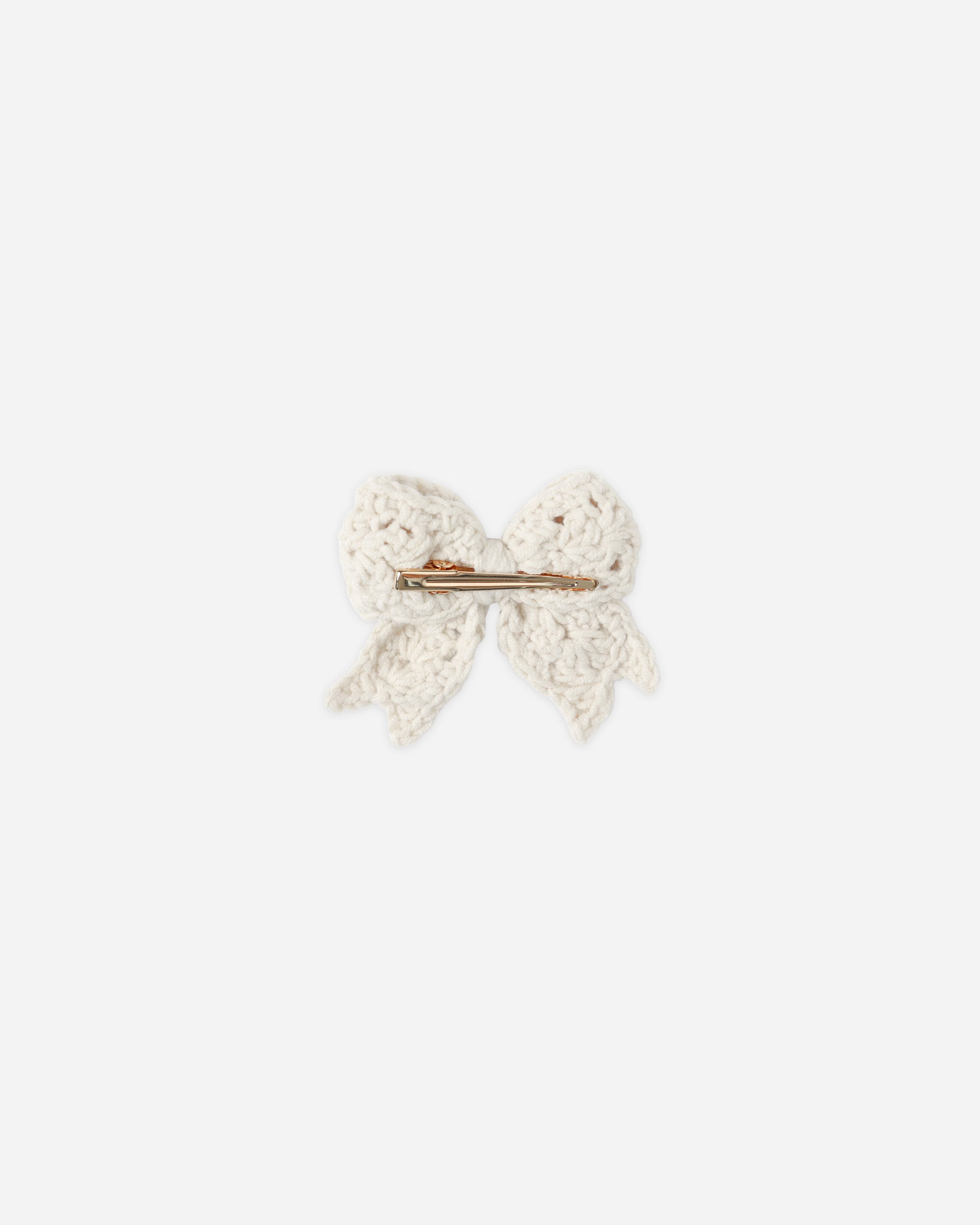Crochet Bow || Natural - Rylee + Cru | Kids Clothes | Trendy Baby Clothes | Modern Infant Outfits |
