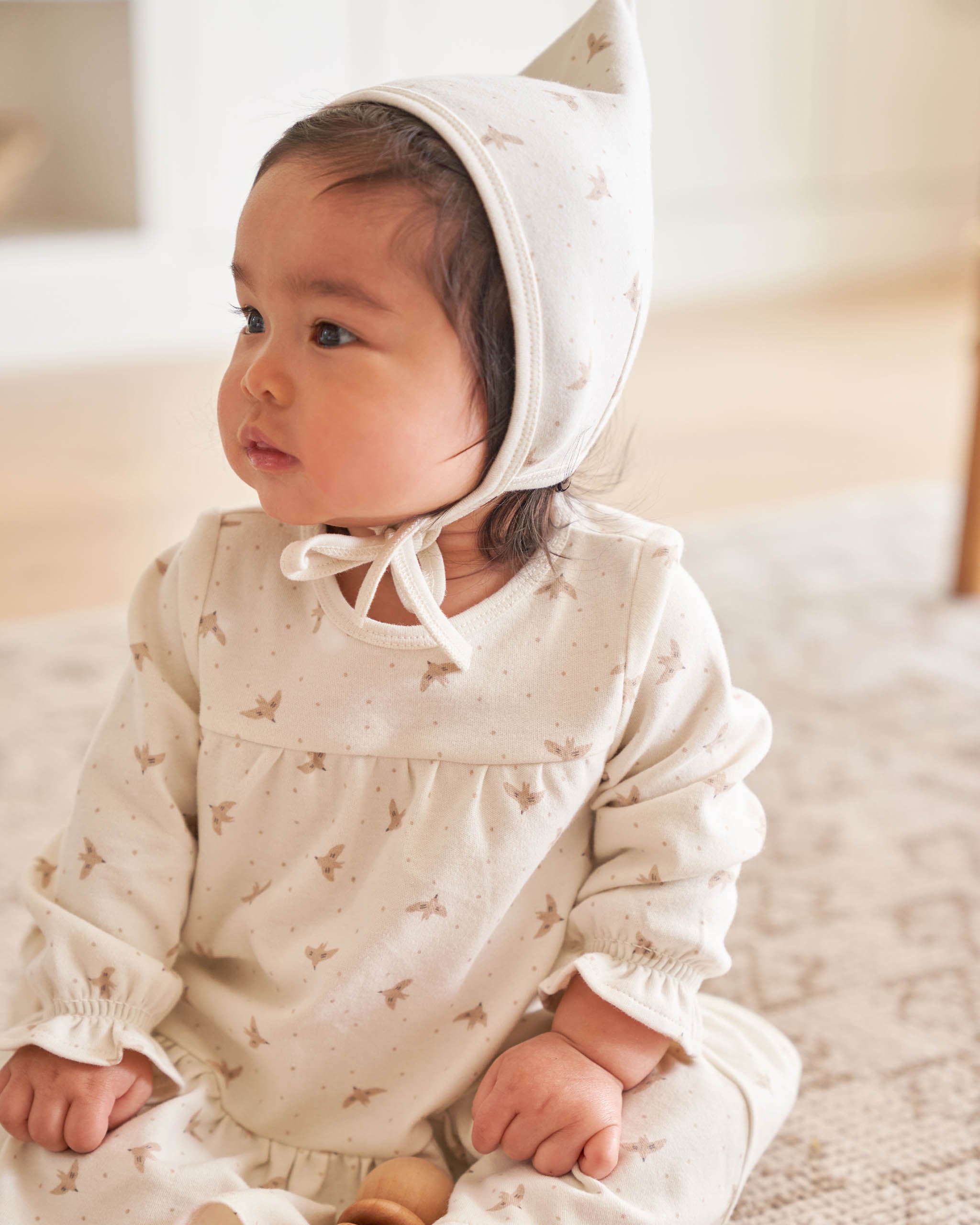 Pixie Bonnet || Doves - Rylee + Cru | Kids Clothes | Trendy Baby Clothes | Modern Infant Outfits |