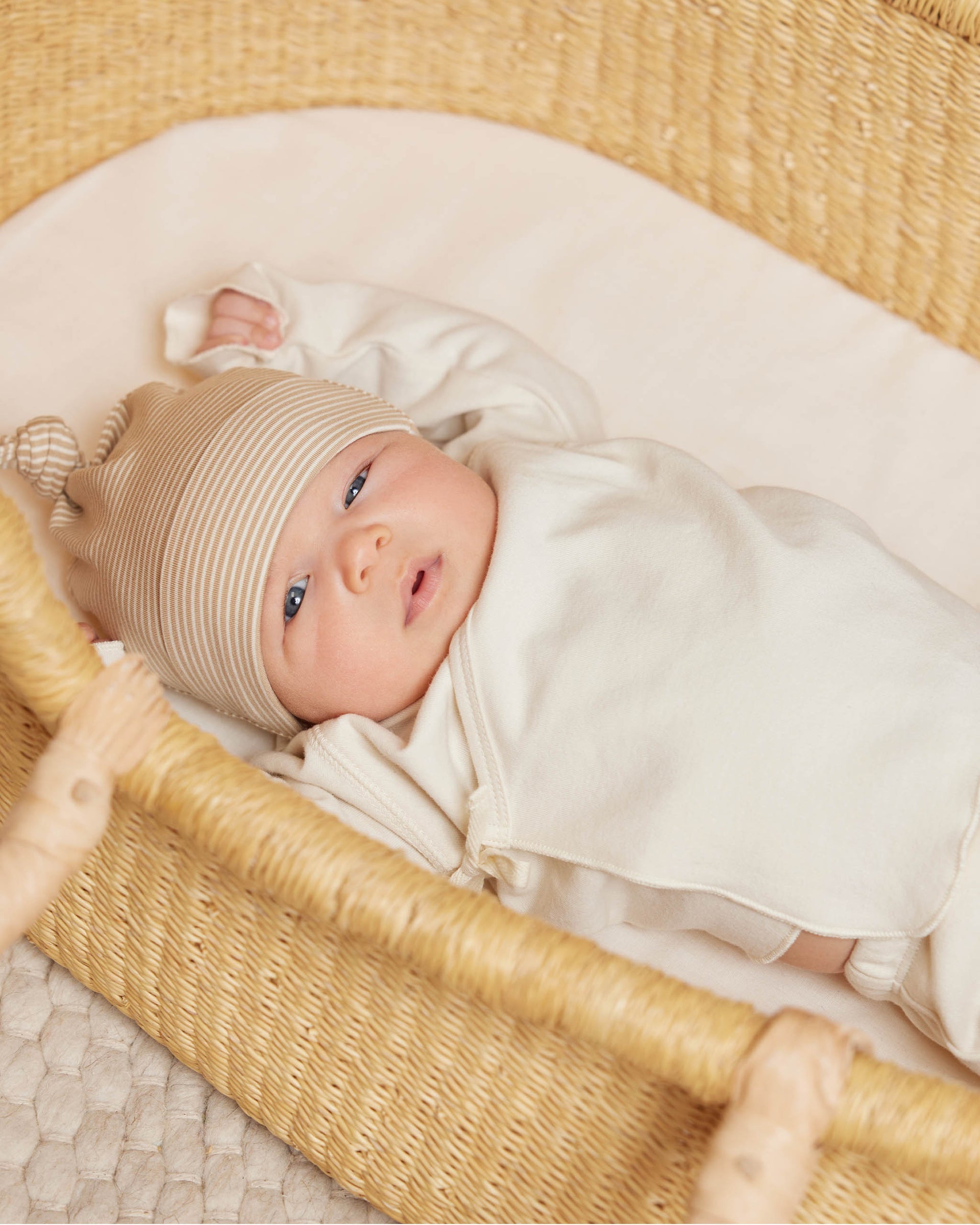 Quincy Mae Bucket Hat Honey Stripe main image 0
