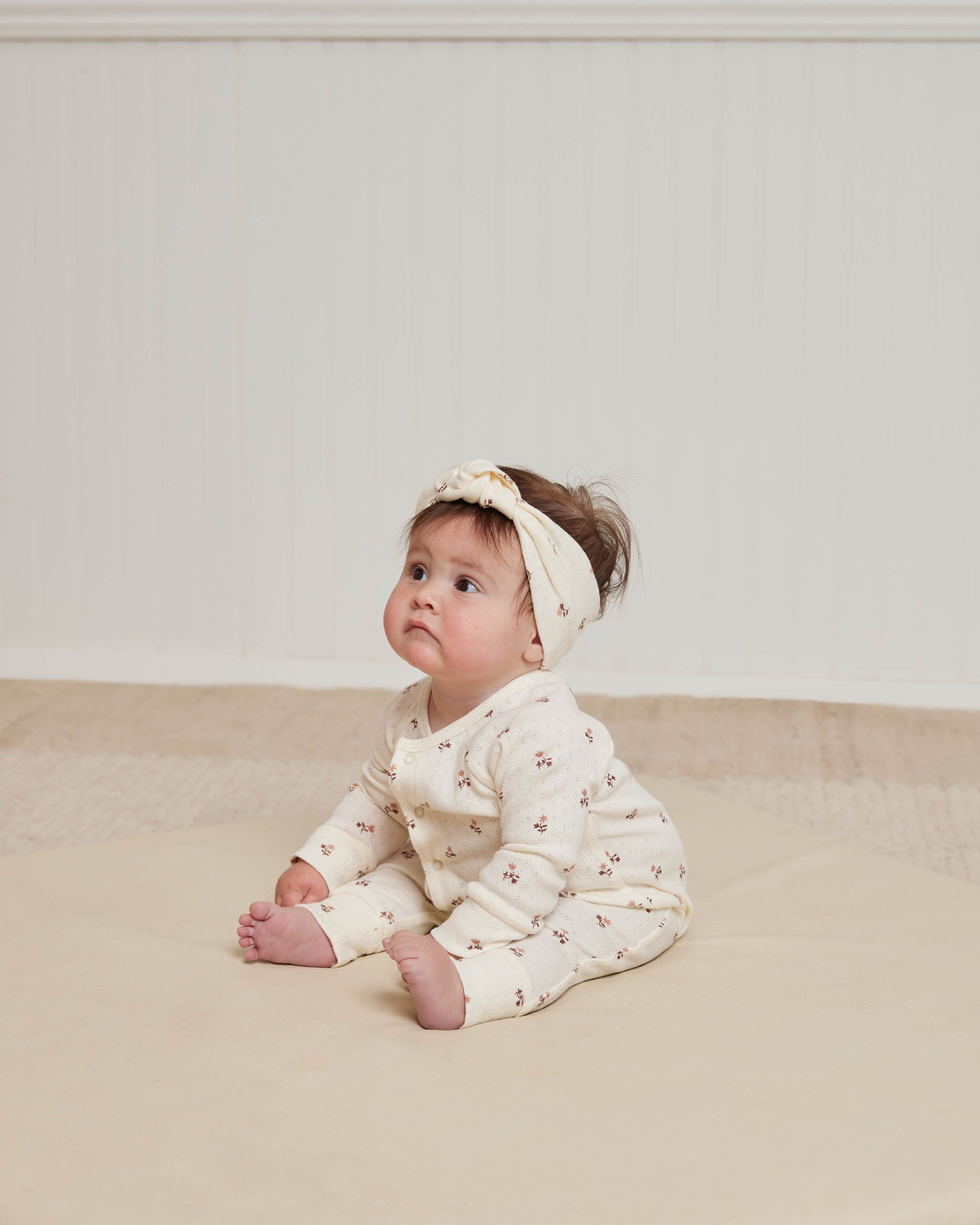 Knotted Headband || Rose Fleur - Rylee + Cru | Kids Clothes | Trendy Baby Clothes | Modern Infant Outfits |