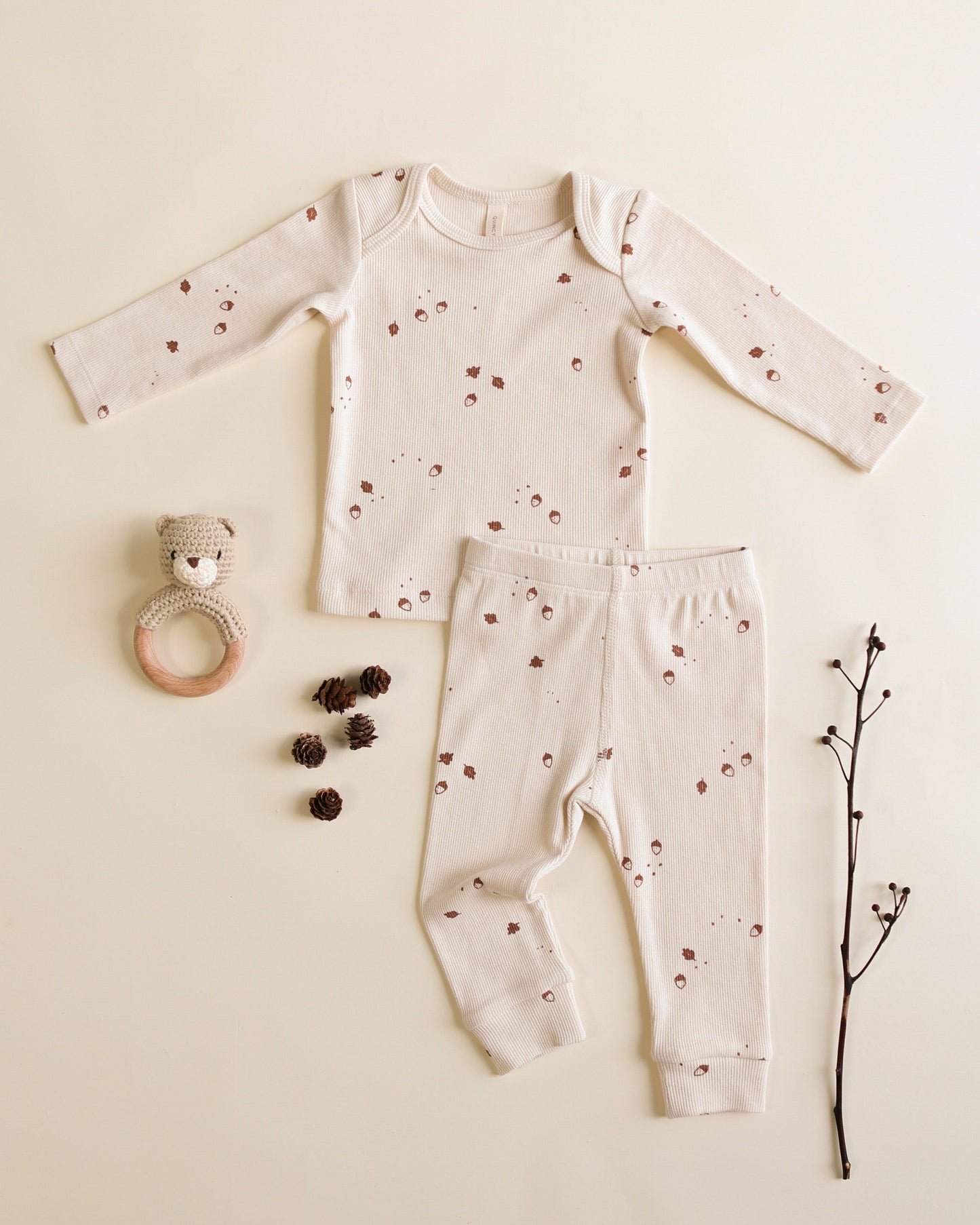 Ribbed Tee + Legging Set || Acorns - Rylee + Cru | Kids Clothes | Trendy Baby Clothes | Modern Infant Outfits |