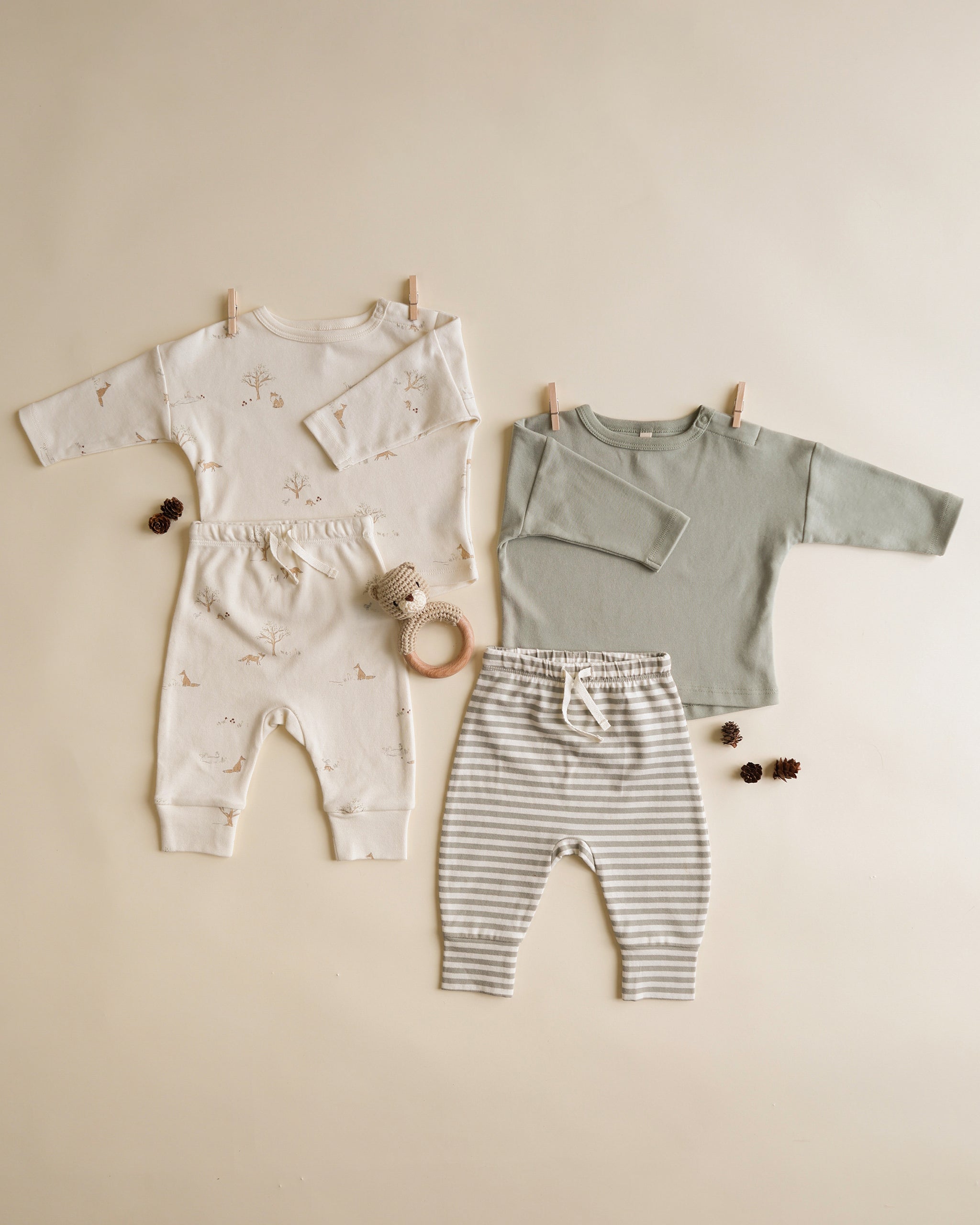 Long Sleeve Tee || Fern - Rylee + Cru | Kids Clothes | Trendy Baby Clothes | Modern Infant Outfits |