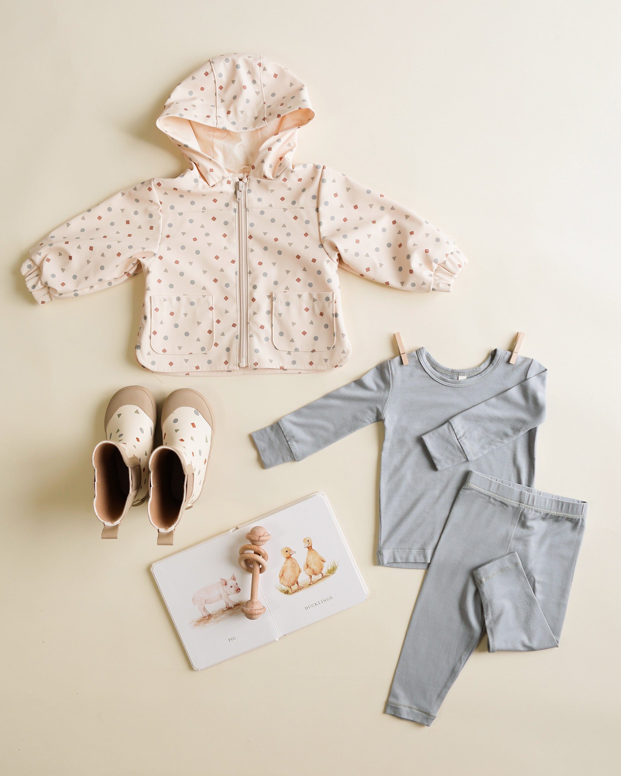 Rain Boots || Geo - Rylee + Cru | Kids Clothes | Trendy Baby Clothes | Modern Infant Outfits |