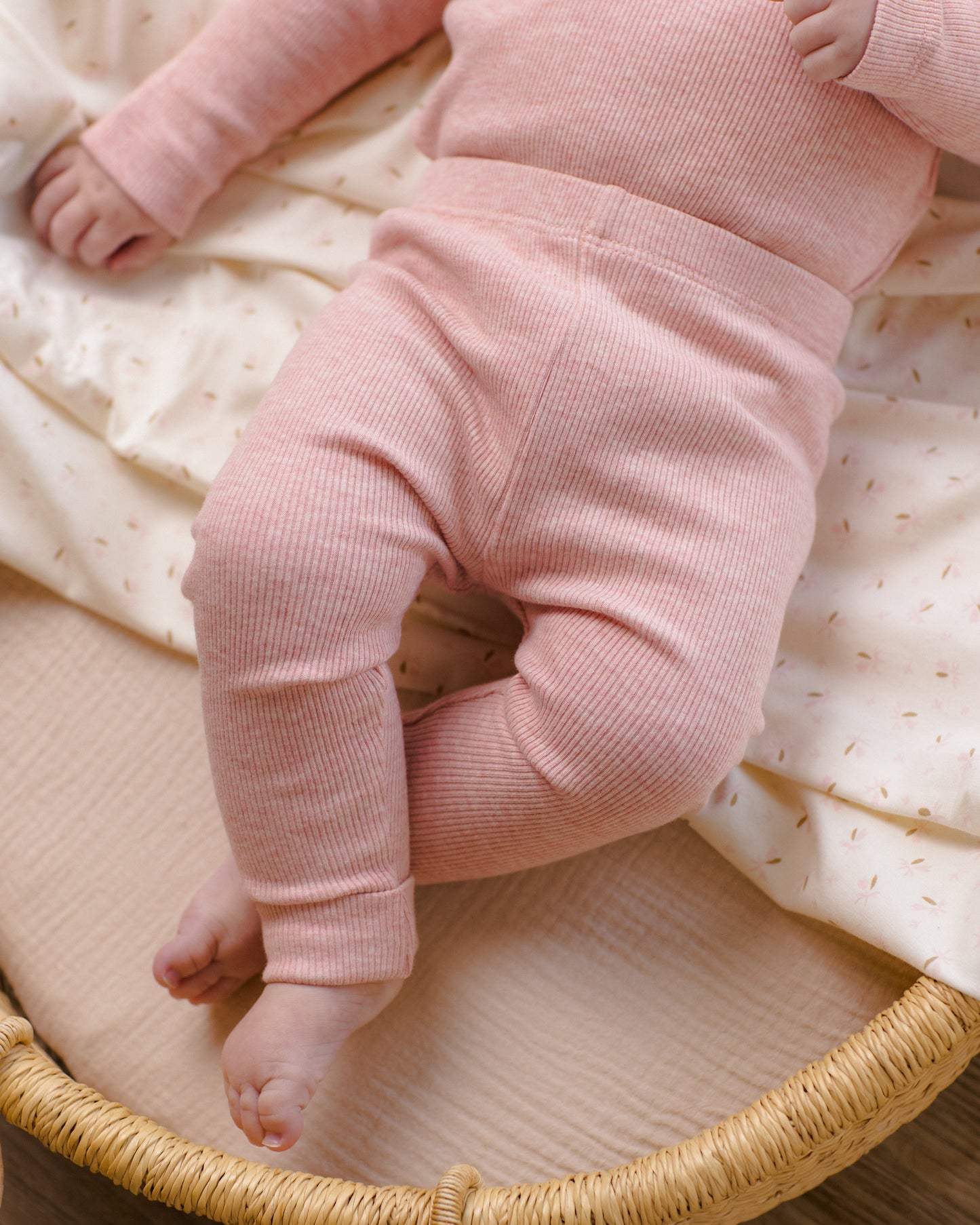 Ribbed Legging Rose - Rylee + Cru | Kids Clothes | Trendy Baby Clothes | Modern Infant Outfits |