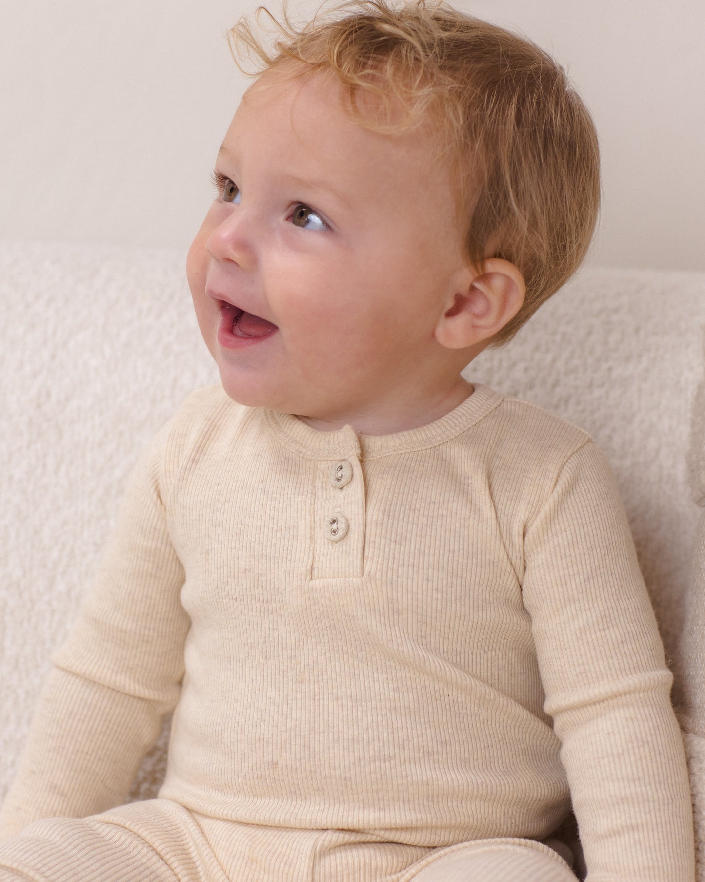 Ribbed Legging Oatmeal - Rylee + Cru | Kids Clothes | Trendy Baby Clothes | Modern Infant Outfits |