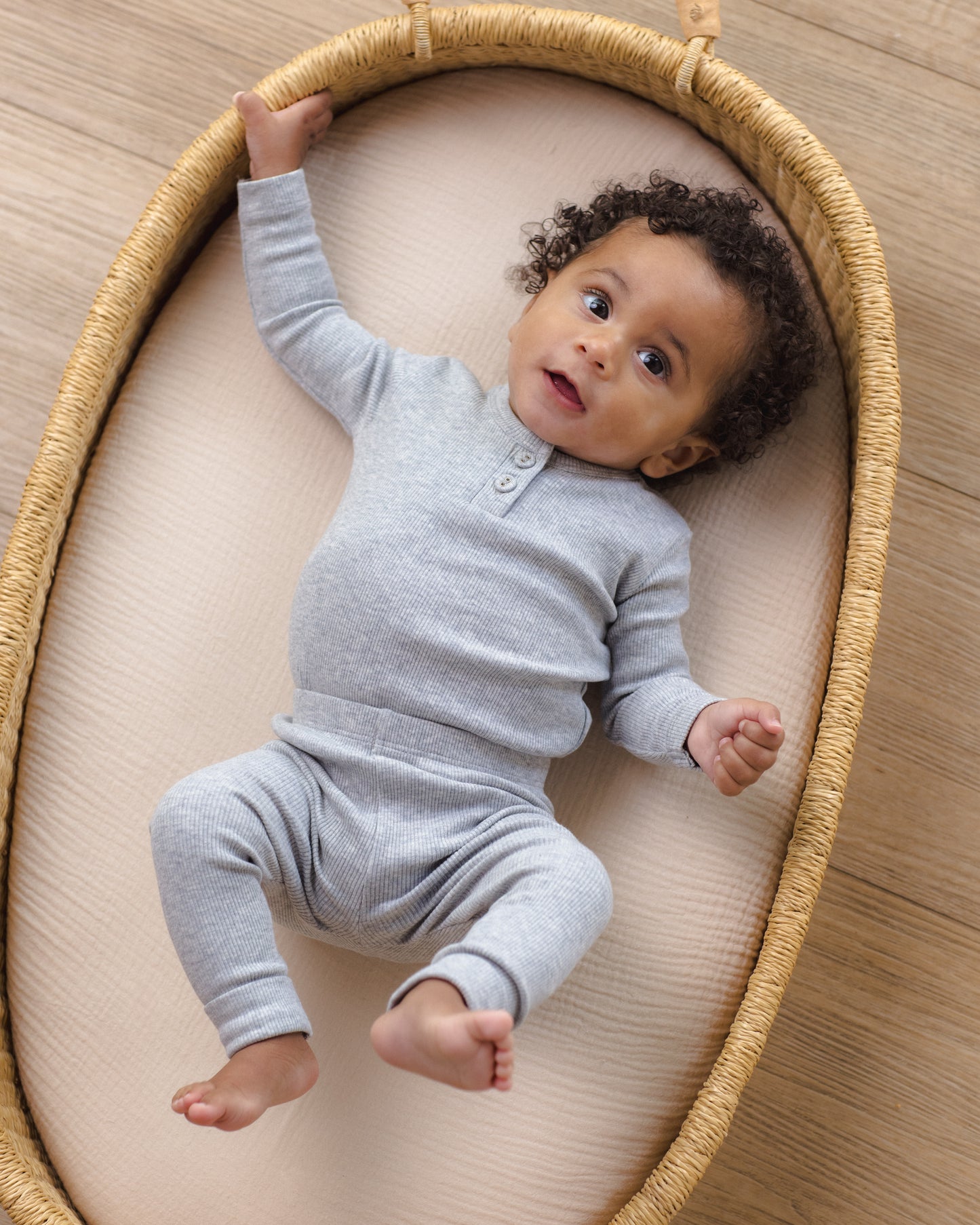 Ribbed Legging Dusty Blue - Rylee + Cru | Kids Clothes | Trendy Baby Clothes | Modern Infant Outfits |