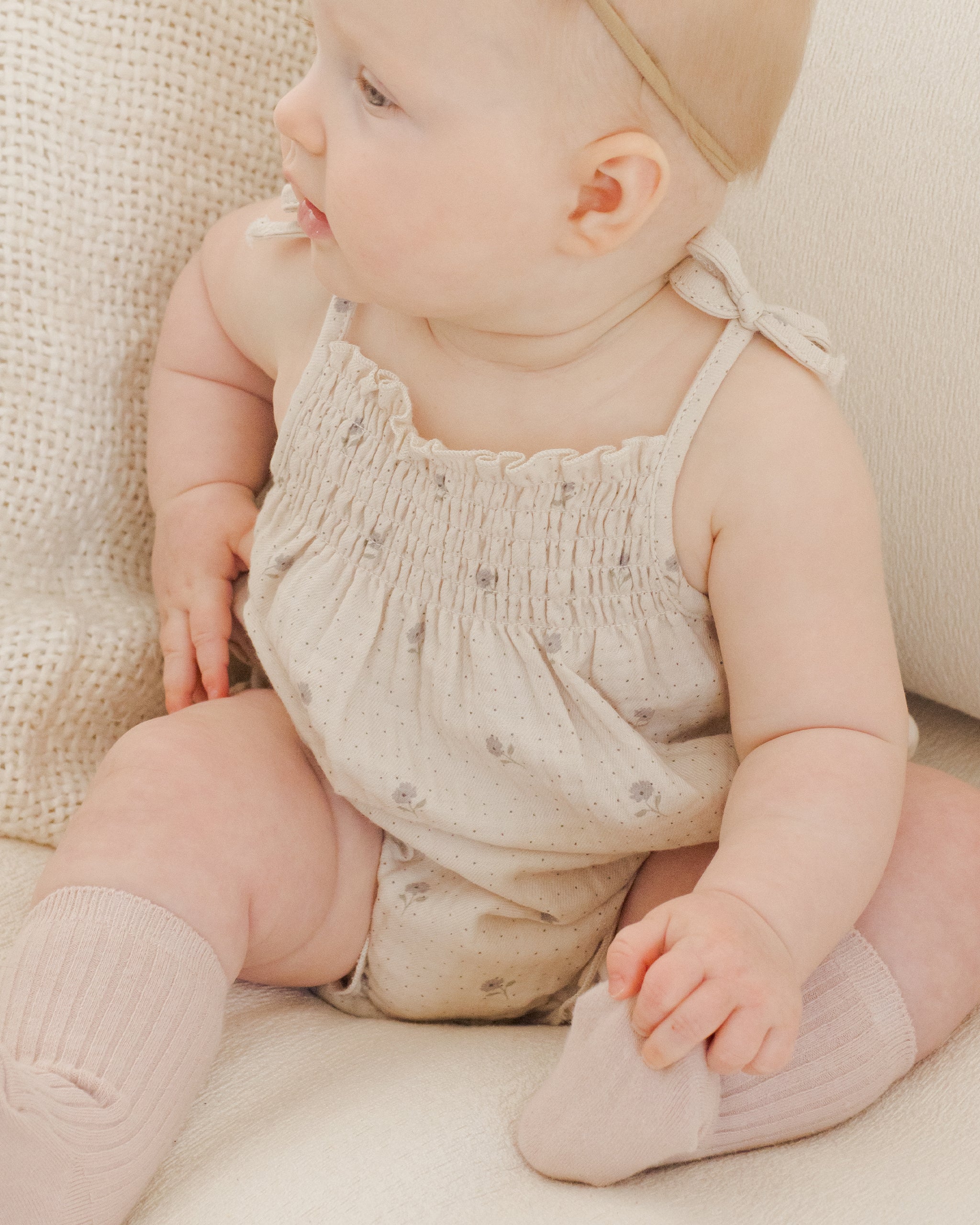 Betty Romper || Sweet Pea - Rylee + Cru | Kids Clothes | Trendy Baby Clothes | Modern Infant Outfits |