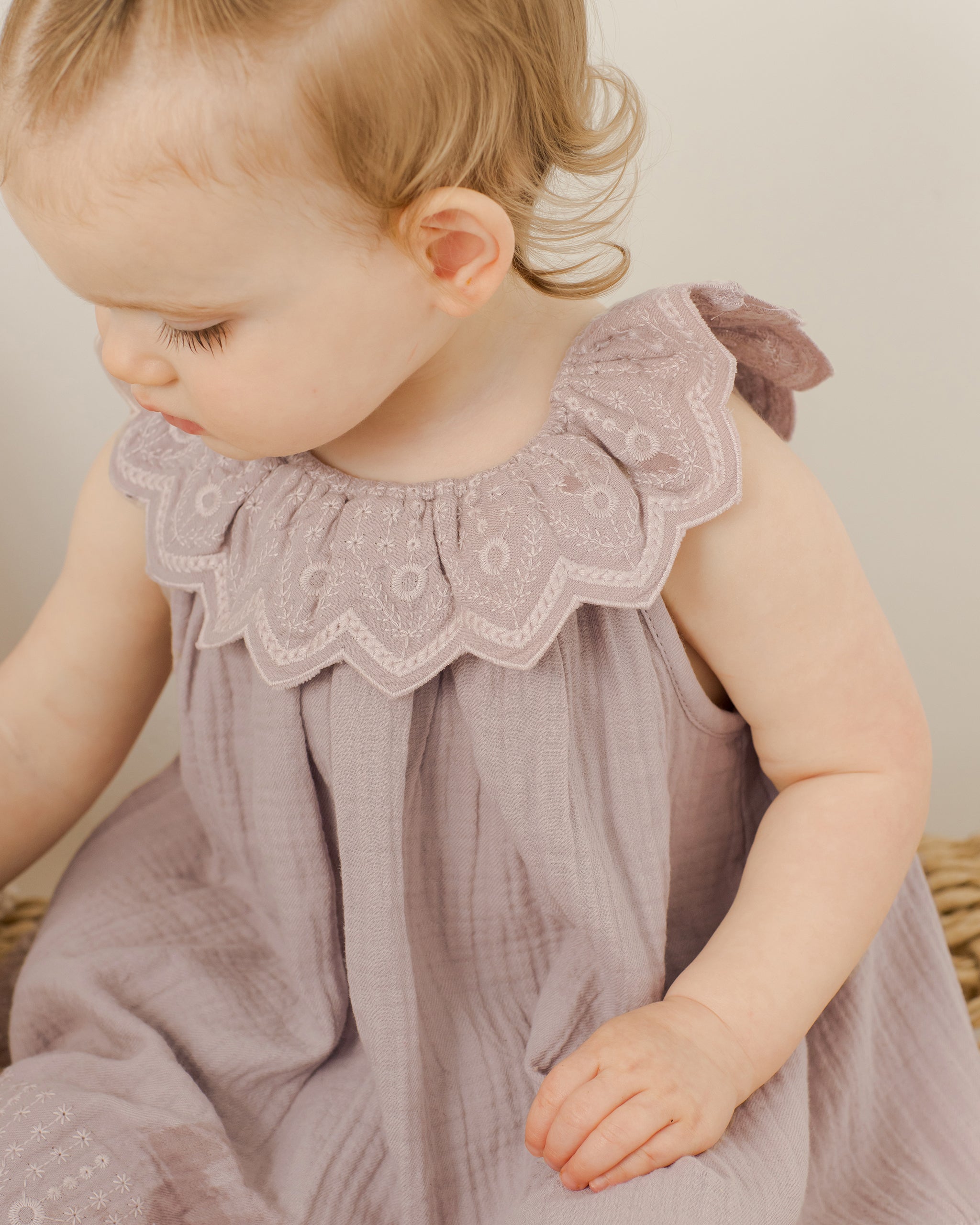 Isla Dress || Lavender - Rylee + Cru | Kids Clothes | Trendy Baby Clothes | Modern Infant Outfits |