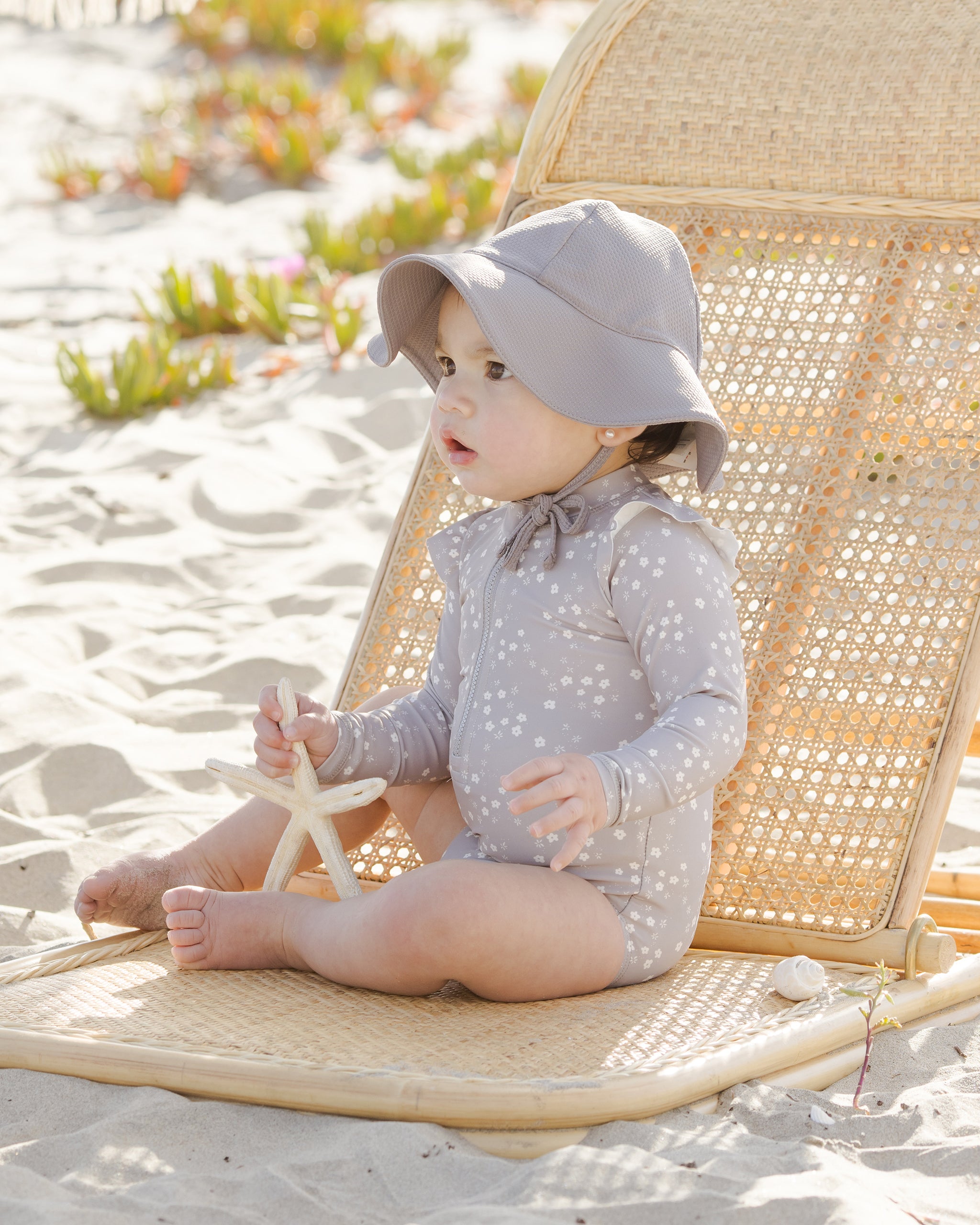 Byron Rashguard One-Piece || Fleur - Rylee + Cru | Kids Clothes | Trendy Baby Clothes | Modern Infant Outfits |