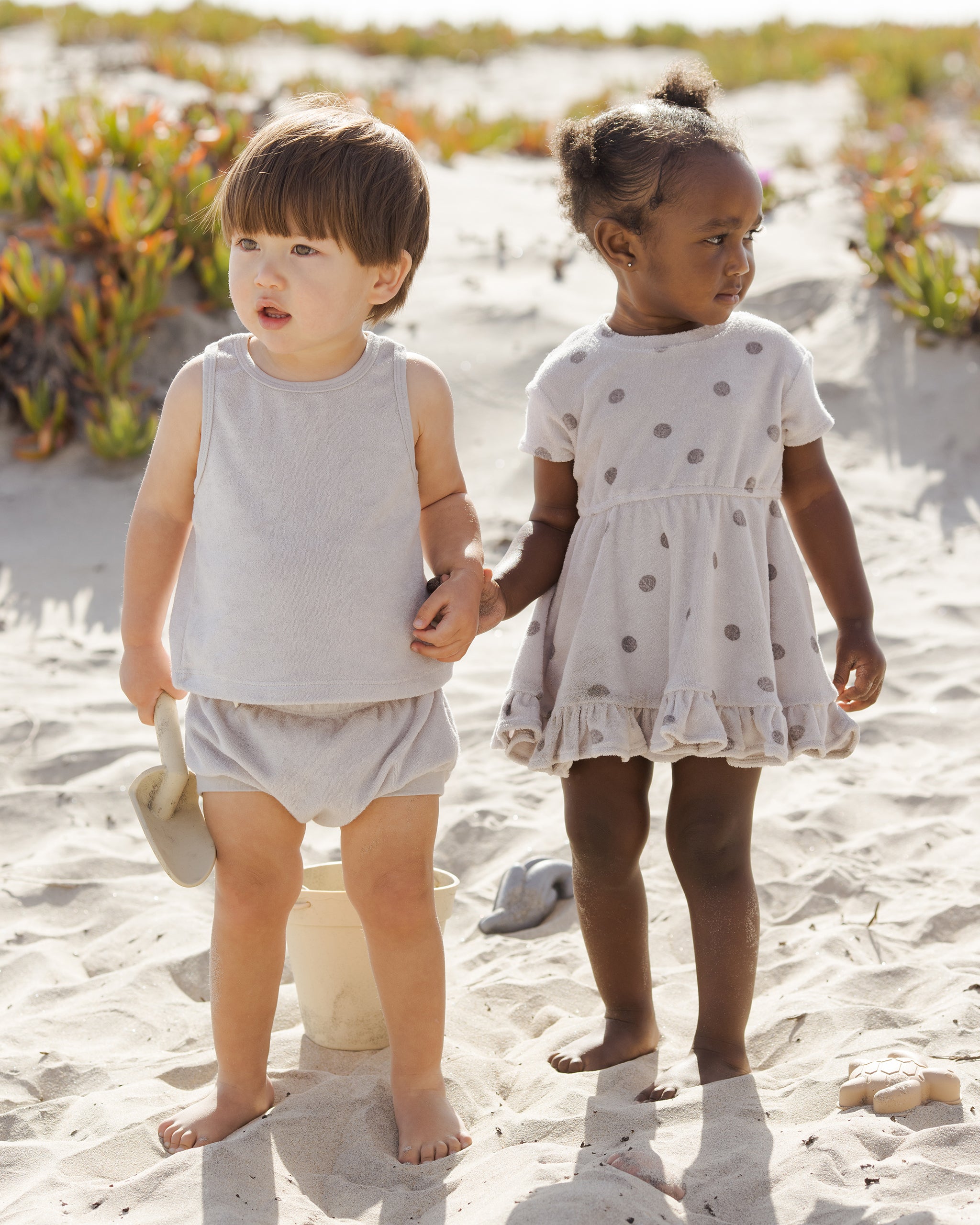Terry Tank + Short Set || Cloud - Rylee + Cru | Kids Clothes | Trendy Baby Clothes | Modern Infant Outfits |