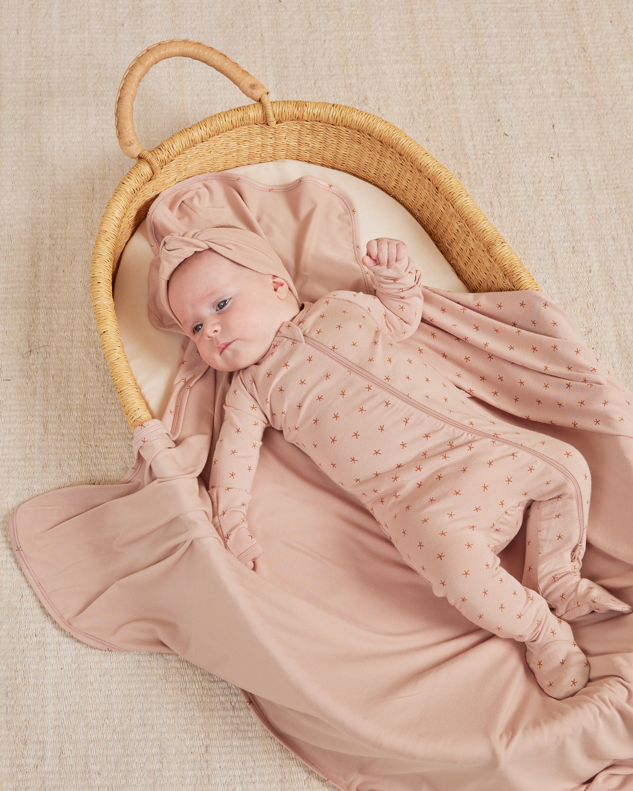 Bamboo Swaddle Blanket || Twinkle - Rylee + Cru | Kids Clothes | Trendy Baby Clothes | Modern Infant Outfits |