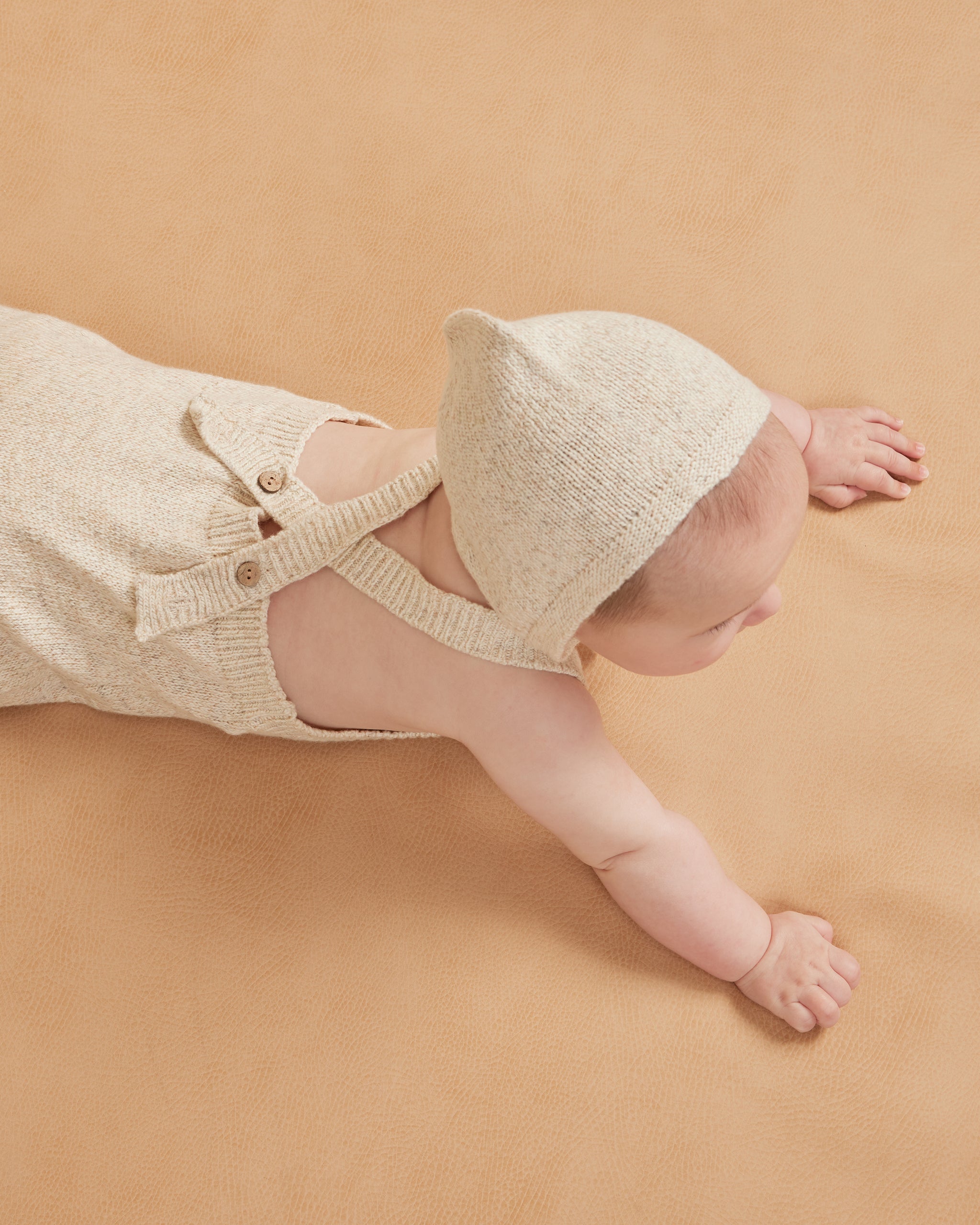 Knit Overalls || Ivory - Rylee + Cru | Kids Clothes | Trendy Baby Clothes | Modern Infant Outfits |