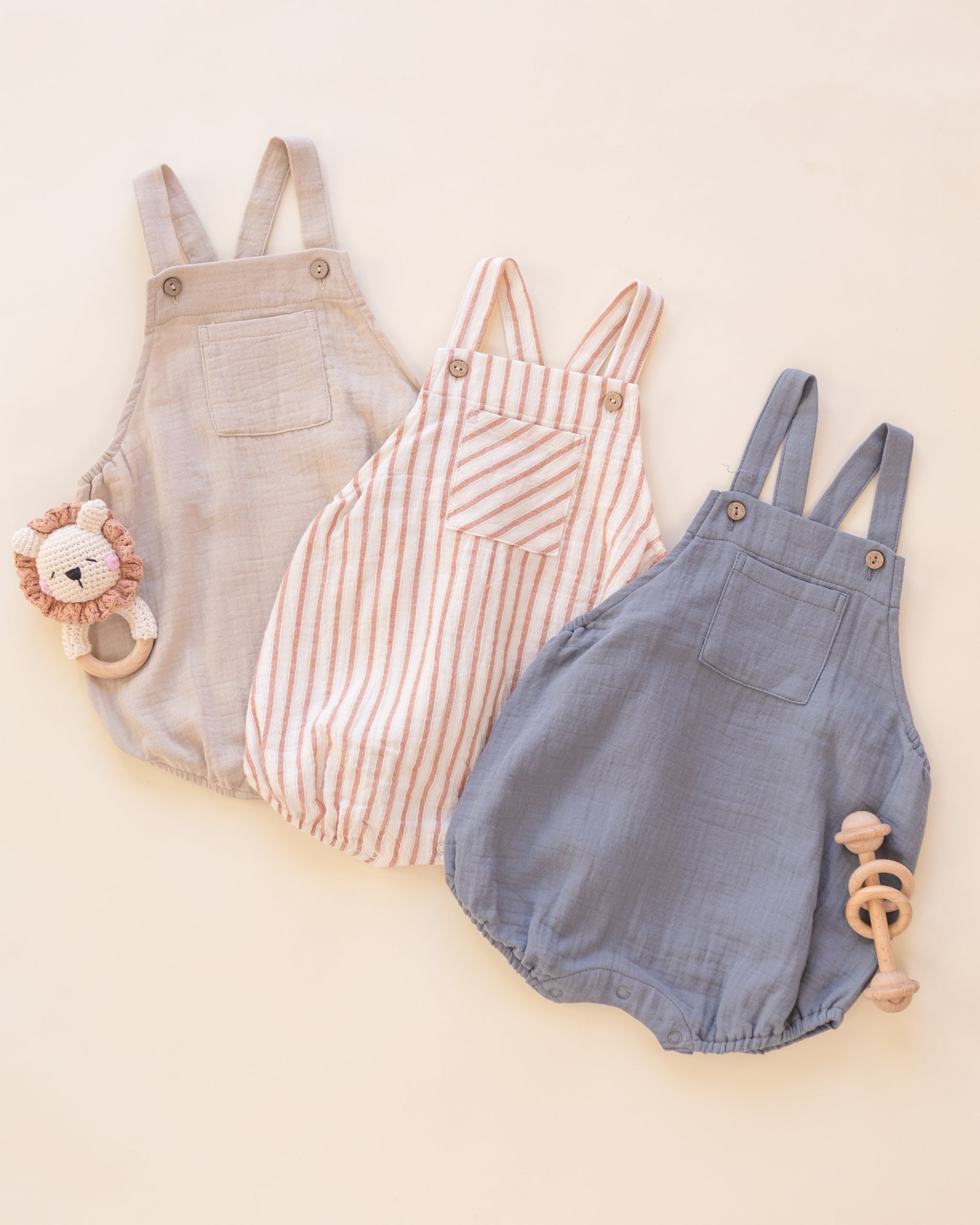 Hayes Romper Vintage Stripe – Quincy Mae