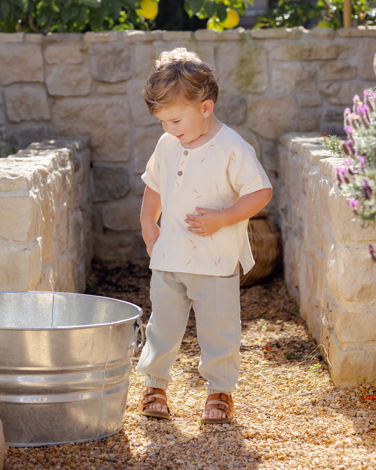 Luca Pant Sage - Rylee + Cru | Kids Clothes | Trendy Baby Clothes | Modern Infant Outfits |
