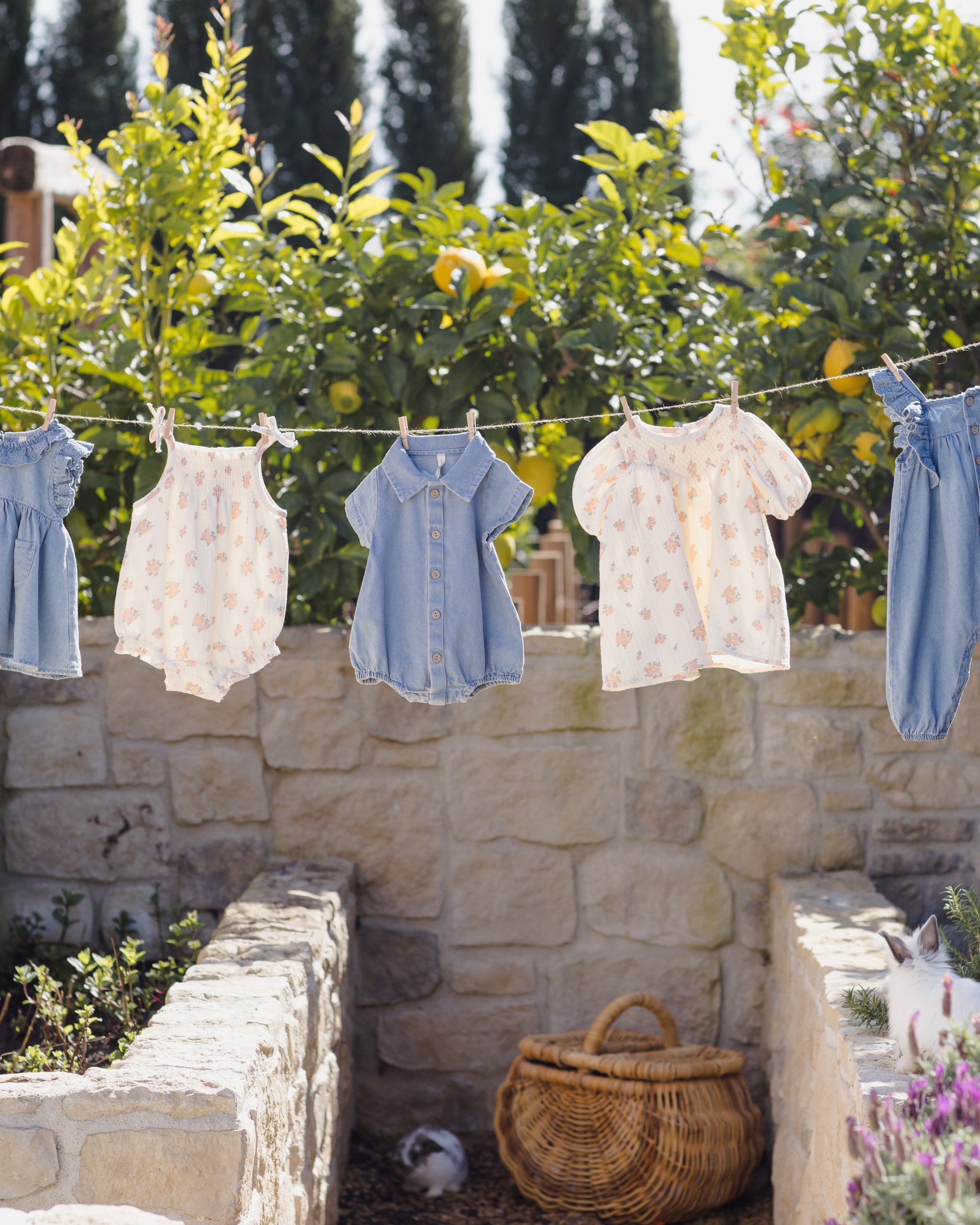 Betty Romper Garden Rose - Rylee + Cru | Kids Clothes | Trendy Baby Clothes | Modern Infant Outfits |