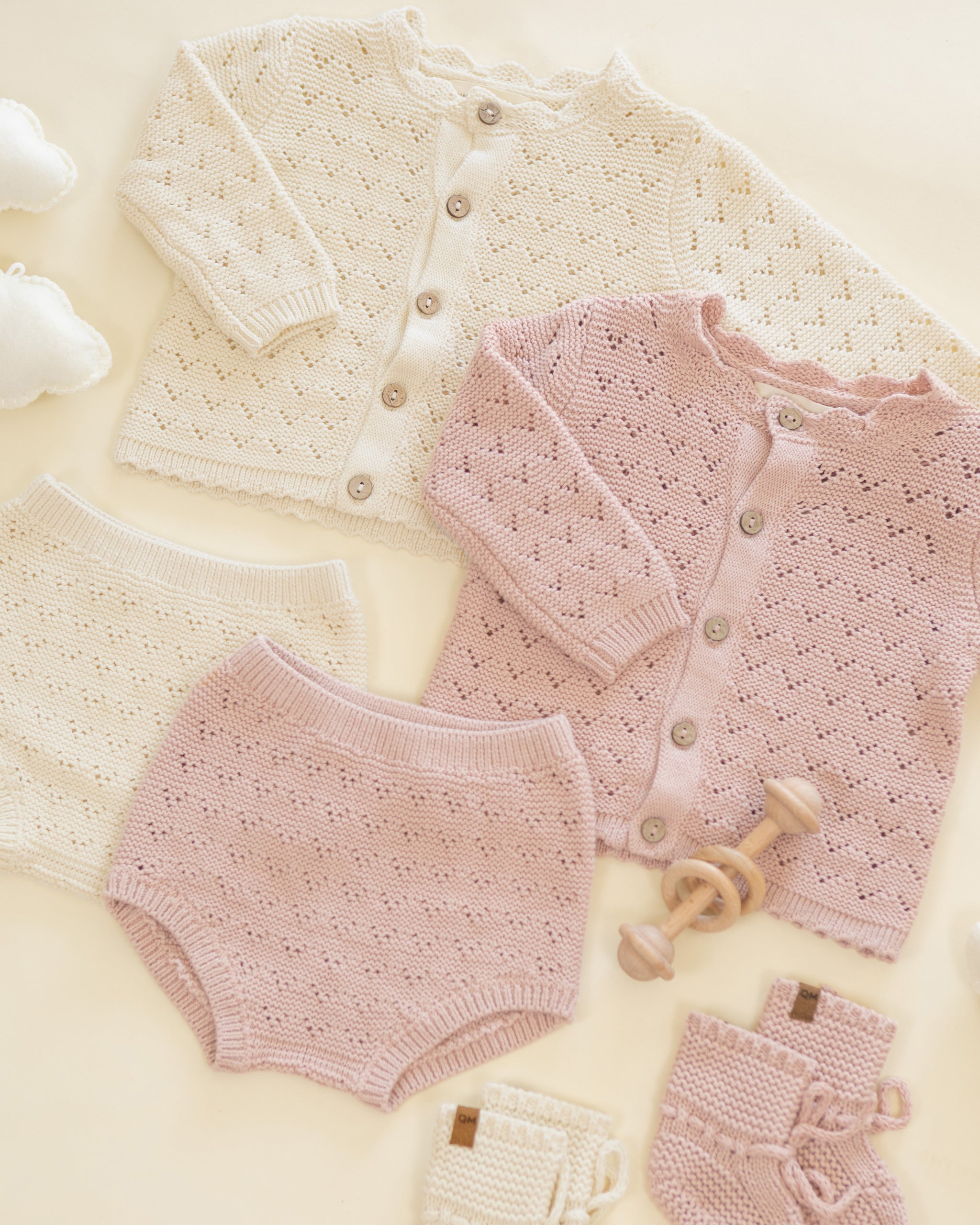 Scalloped Cardigan Natural - Rylee + Cru | Kids Clothes | Trendy Baby Clothes | Modern Infant Outfits |